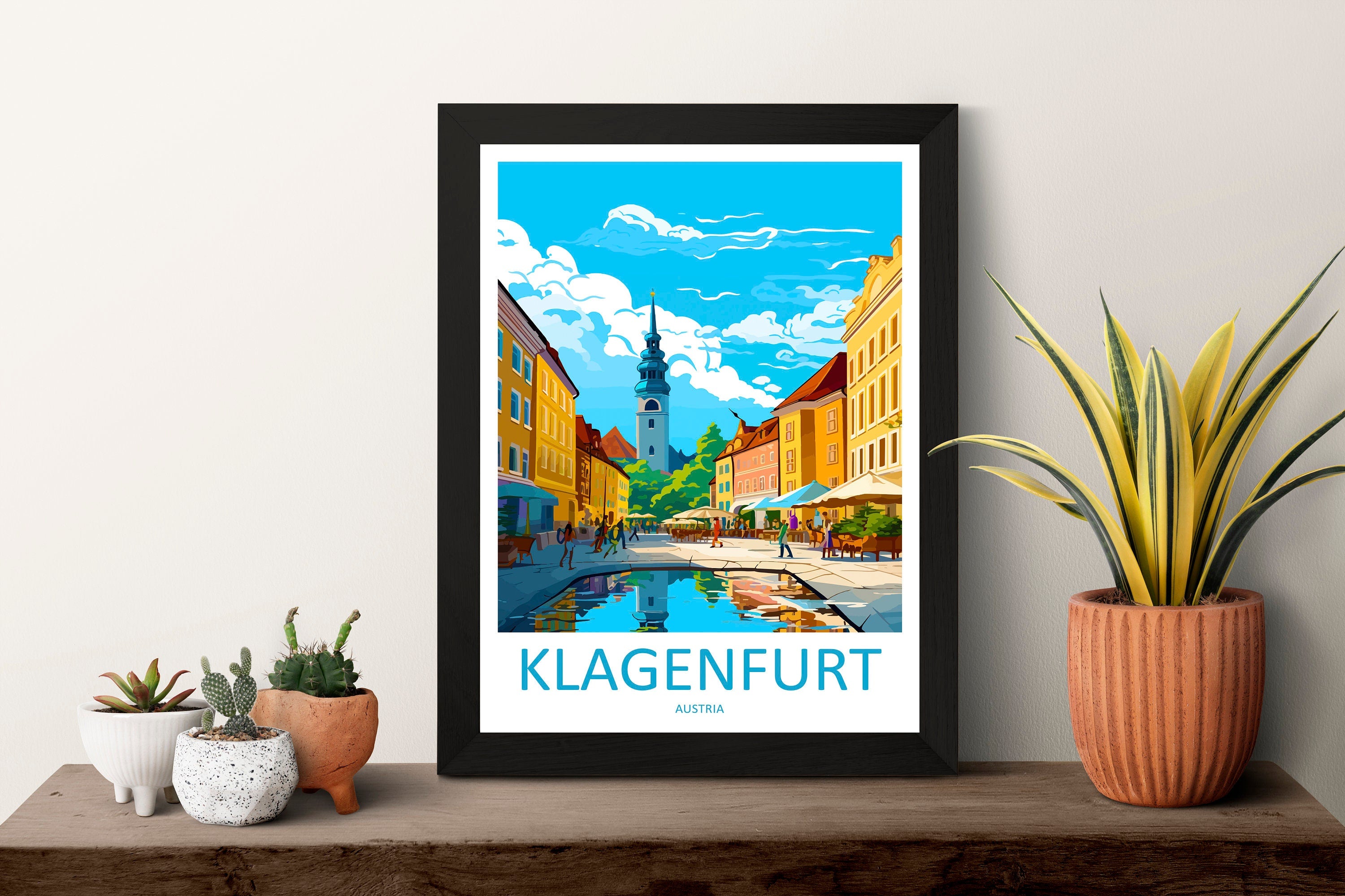 Klagenfurt Travel Print