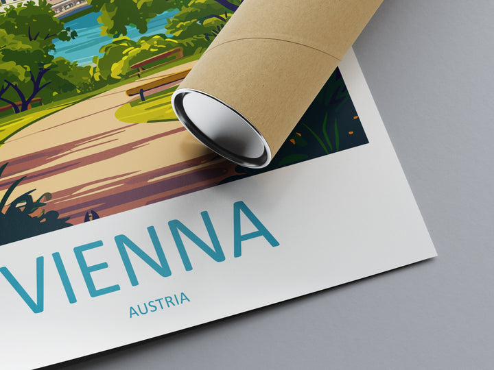 Vienna Travel Print Wall Art Vienna Wall Hanging Home Decoration Vienna Gift Art Lovers Wall Art Print Art Vienna Wall Print Austria Art