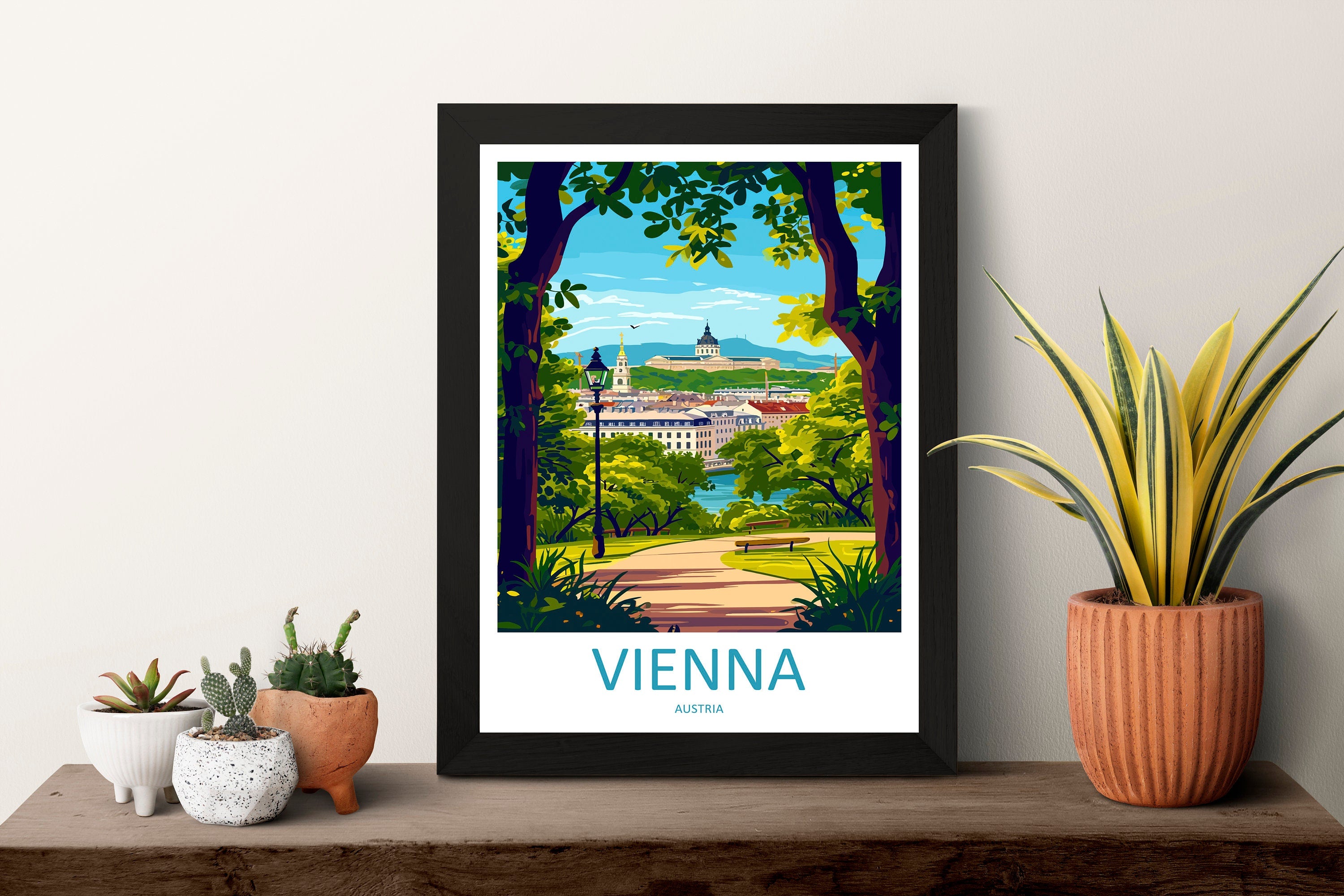 Vienna Travel Print Wall Art Vienna Wall Hanging Home Decoration Vienna Gift Art Lovers Wall Art Print Art Vienna Wall Print Austria Art