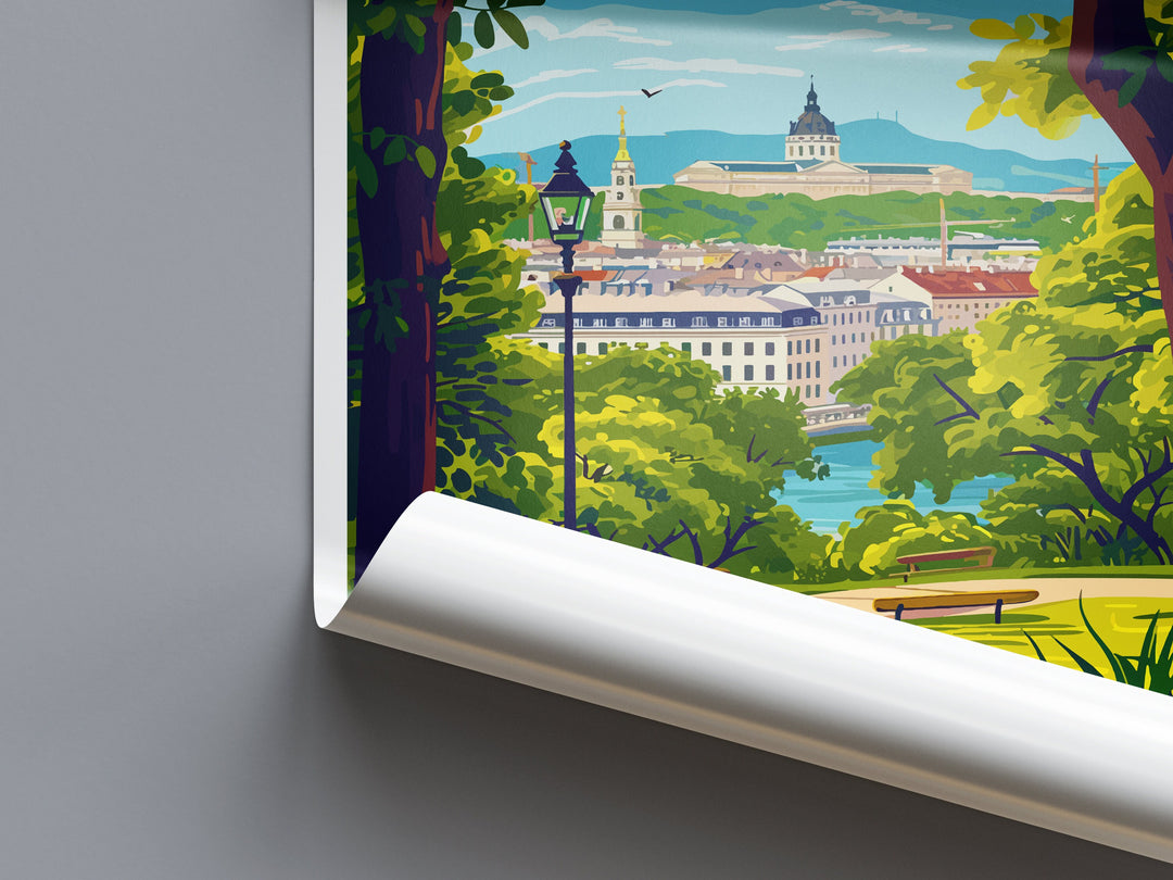 Vienna Travel Print Wall Art Vienna Wall Hanging Home Decoration Vienna Gift Art Lovers Wall Art Print Art Vienna Wall Print Austria Art
