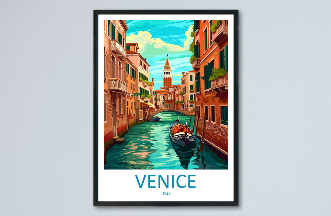 Venice Travel Print Wall Art Venice Italy Wall Hanging Home Decoration Venice Gift Art Lovers Wall Art Print Venice Italy St. Mark's Square