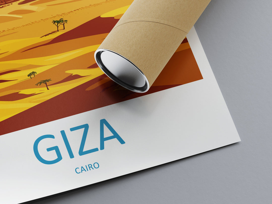 Cairo Travel Print Wall Art Cairo Egypt Wall Hanging Home Decoration Cairo Gift Art Lovers Wall Art Print Cairo Great Pyramids Of Giza