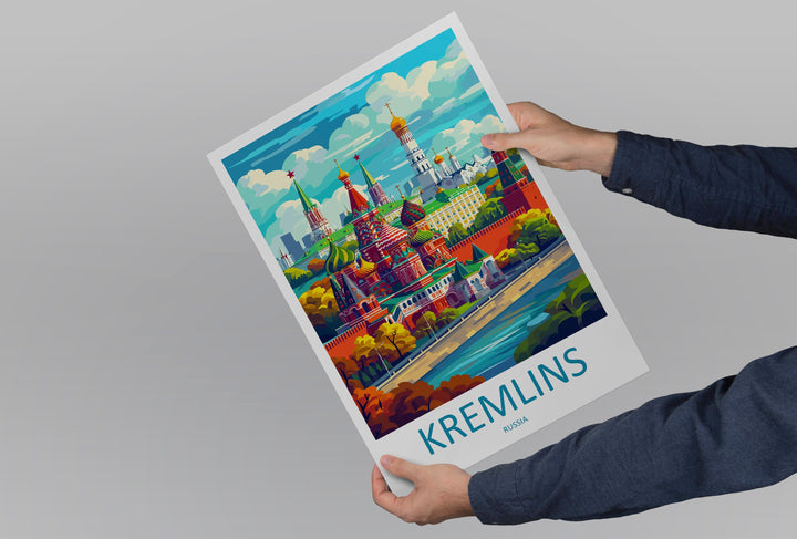 Kremlins Print Kremlins Home Decor Landscape Art Print Kremlins Wall Art for Russia Enthusiast Gift Wall Hanging Kremlins Russia Print