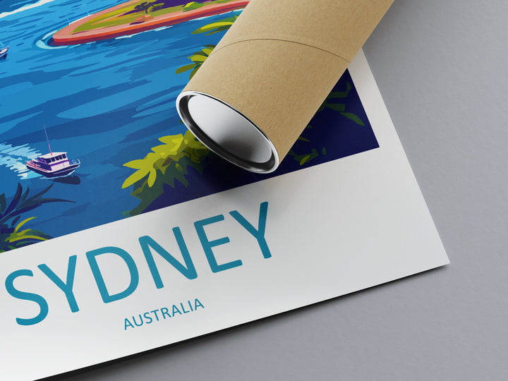 Sydney Opera House Travel Print Wall Art Sydney Wall Hanging Home Décor Sydney Gift Art Lovers Wall Art Australia Travel Print Opera House