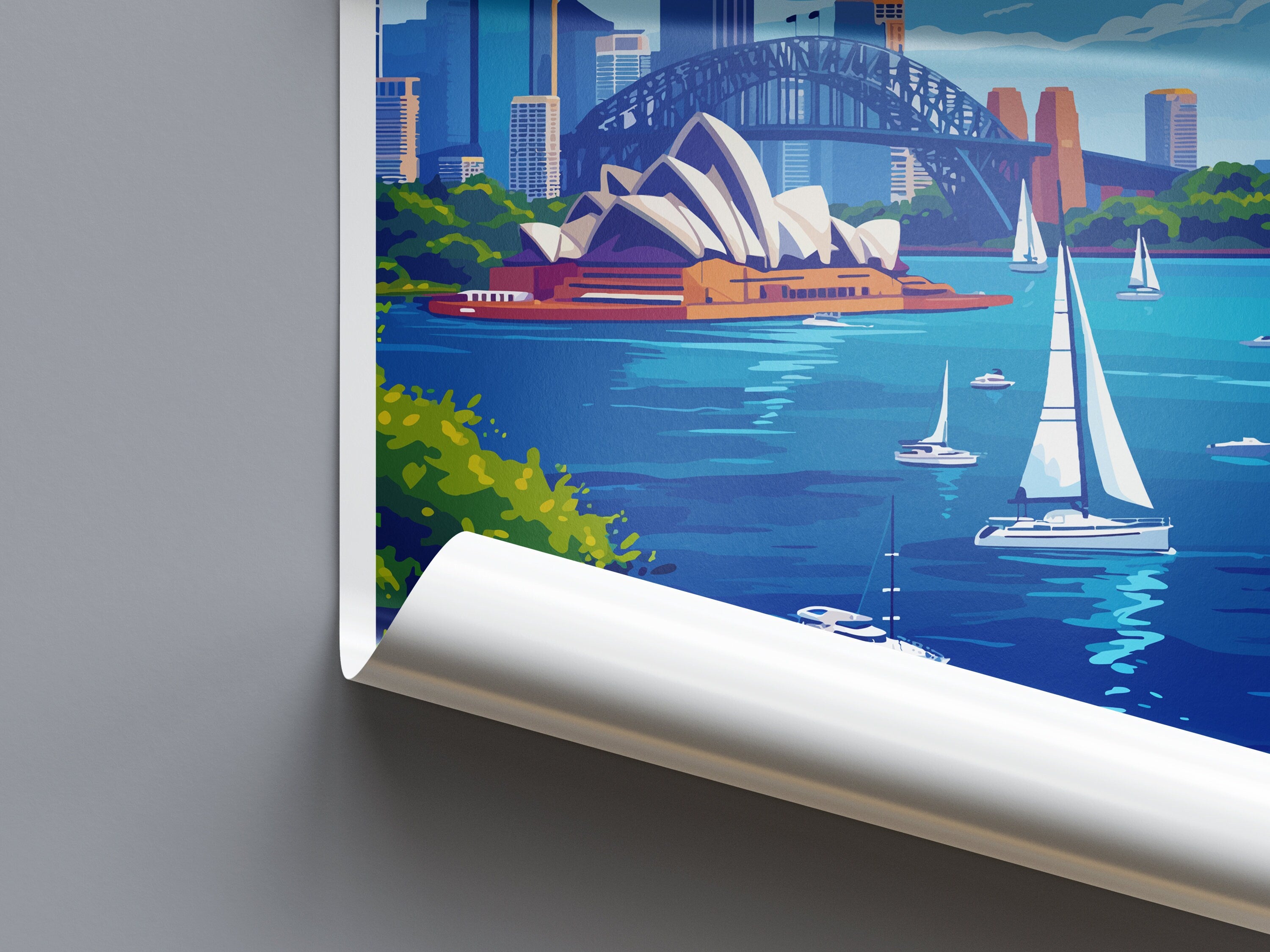 Sydney Opera House Travel Print