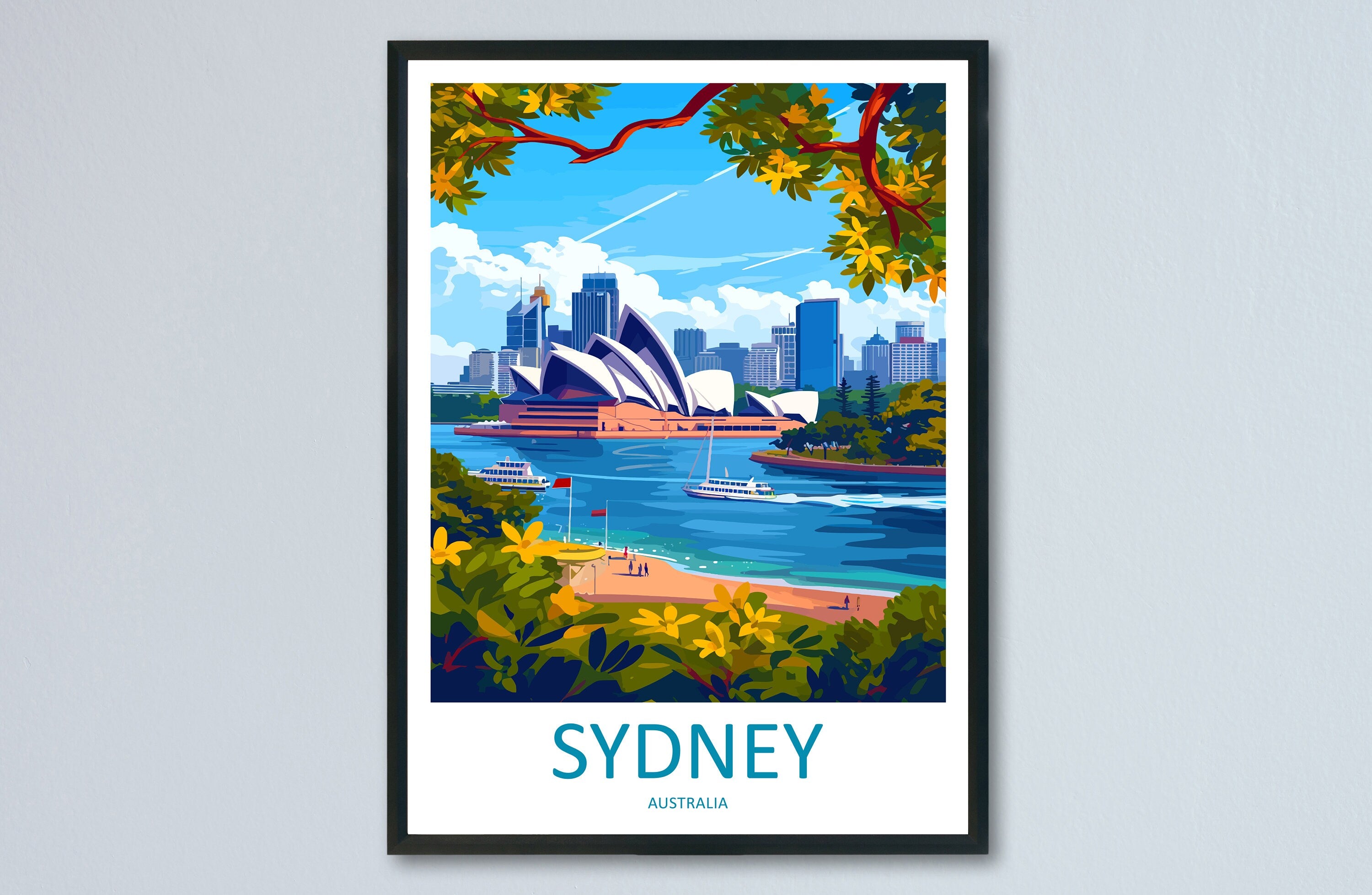 Sydney Opera House Travel Print