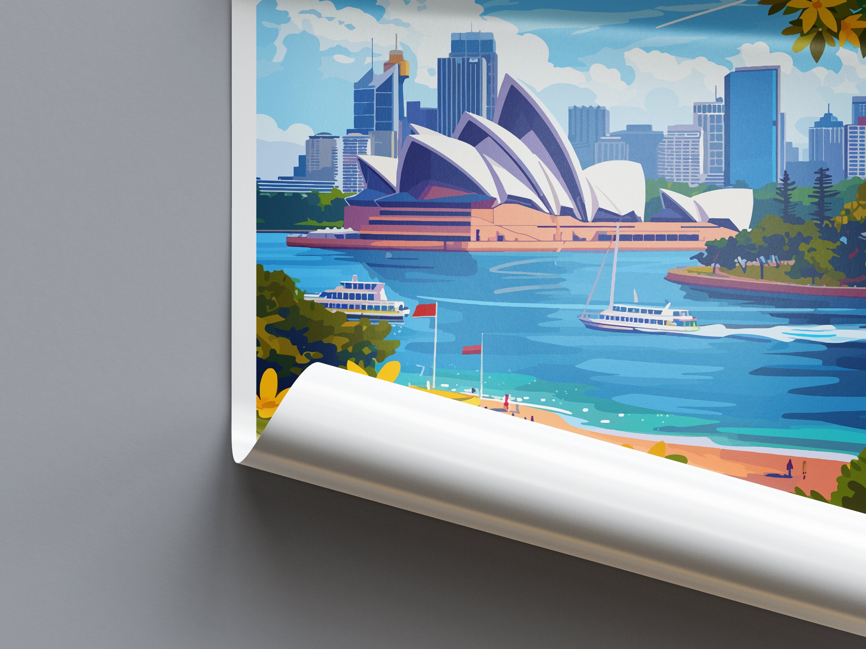 Sydney Opera House Travel Print