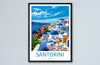 Santorini Travel Print