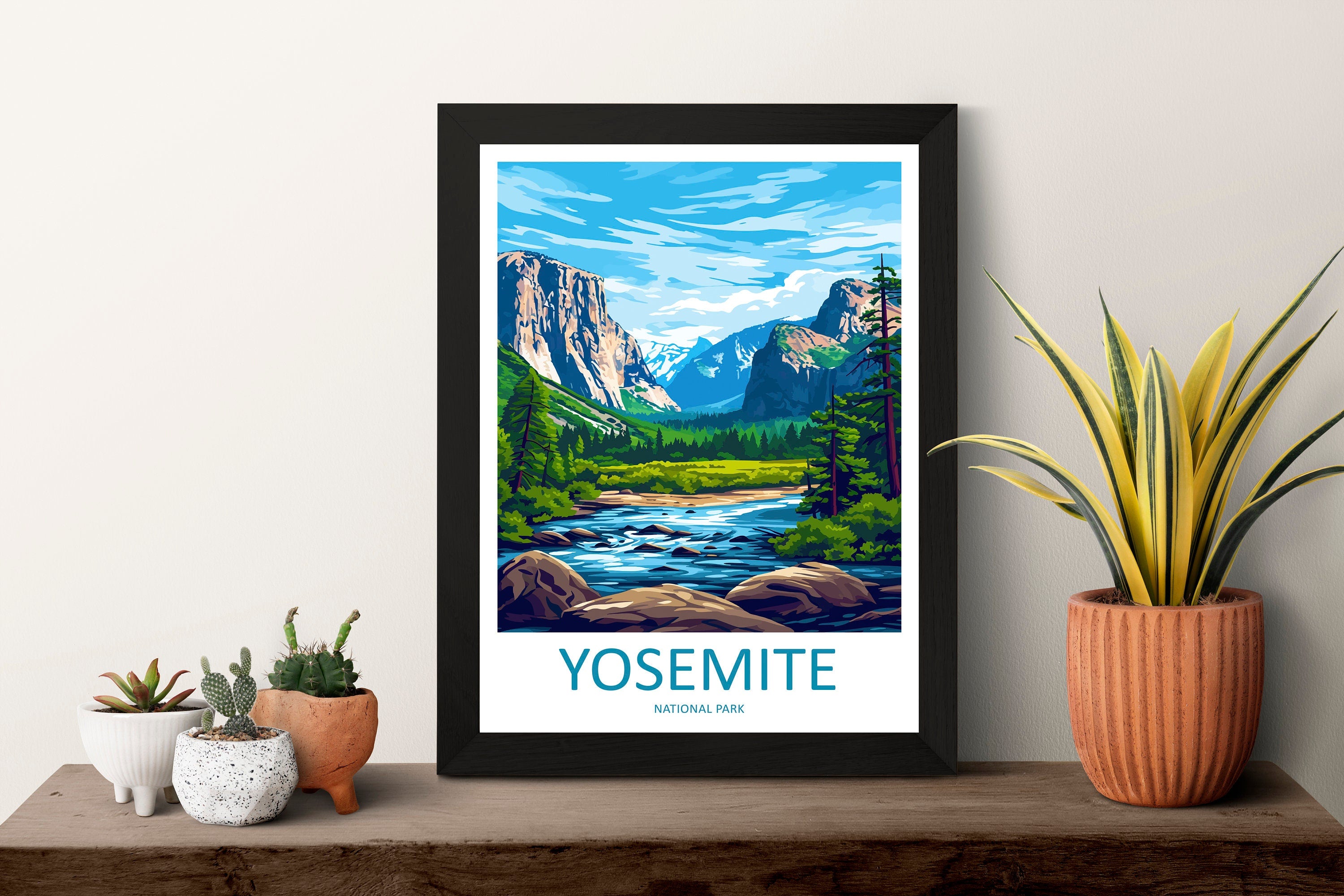 Yosemite Travel Print