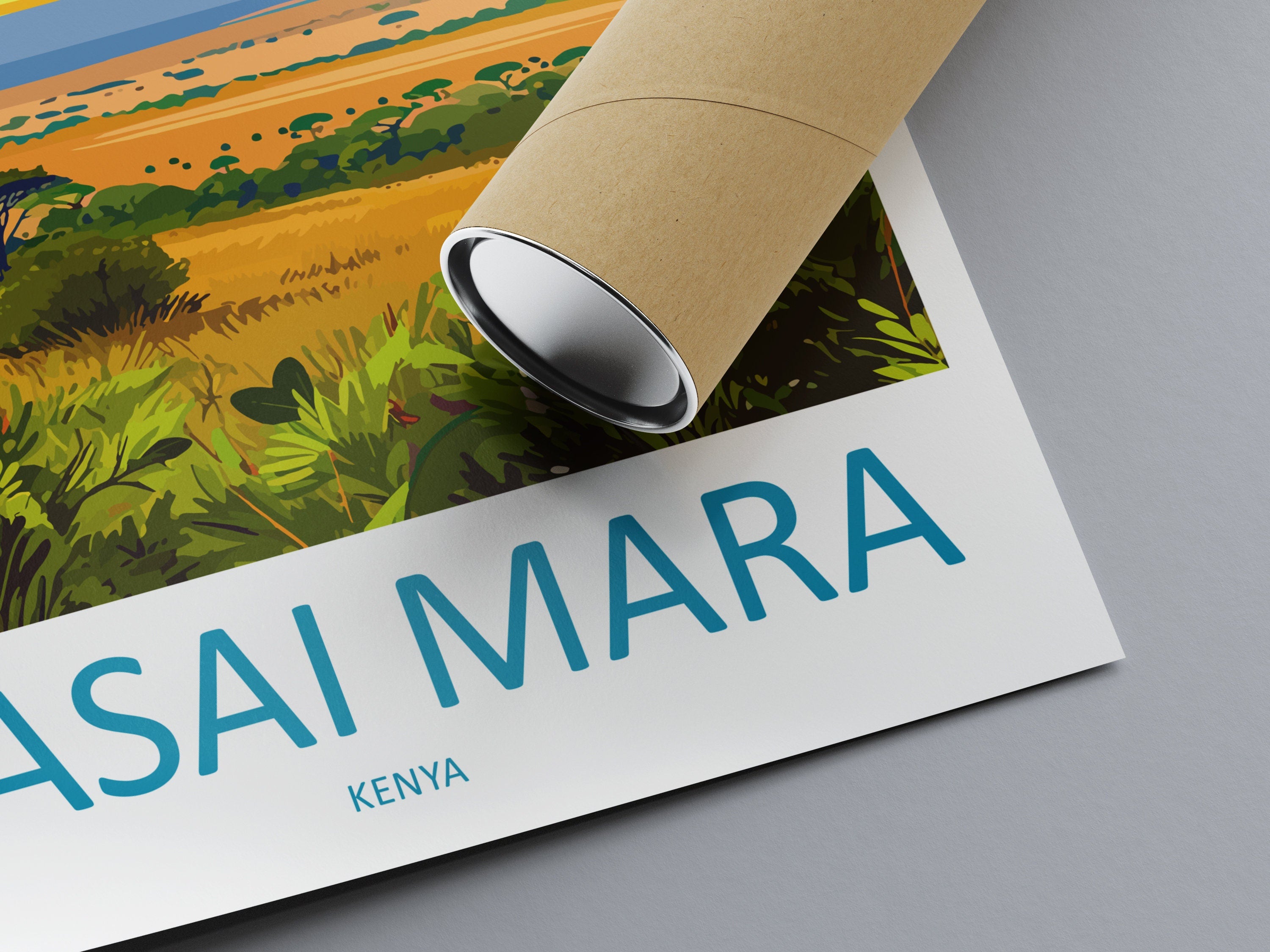 Masai Mara Travel Print