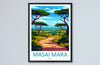 Masai Mara Travel Print