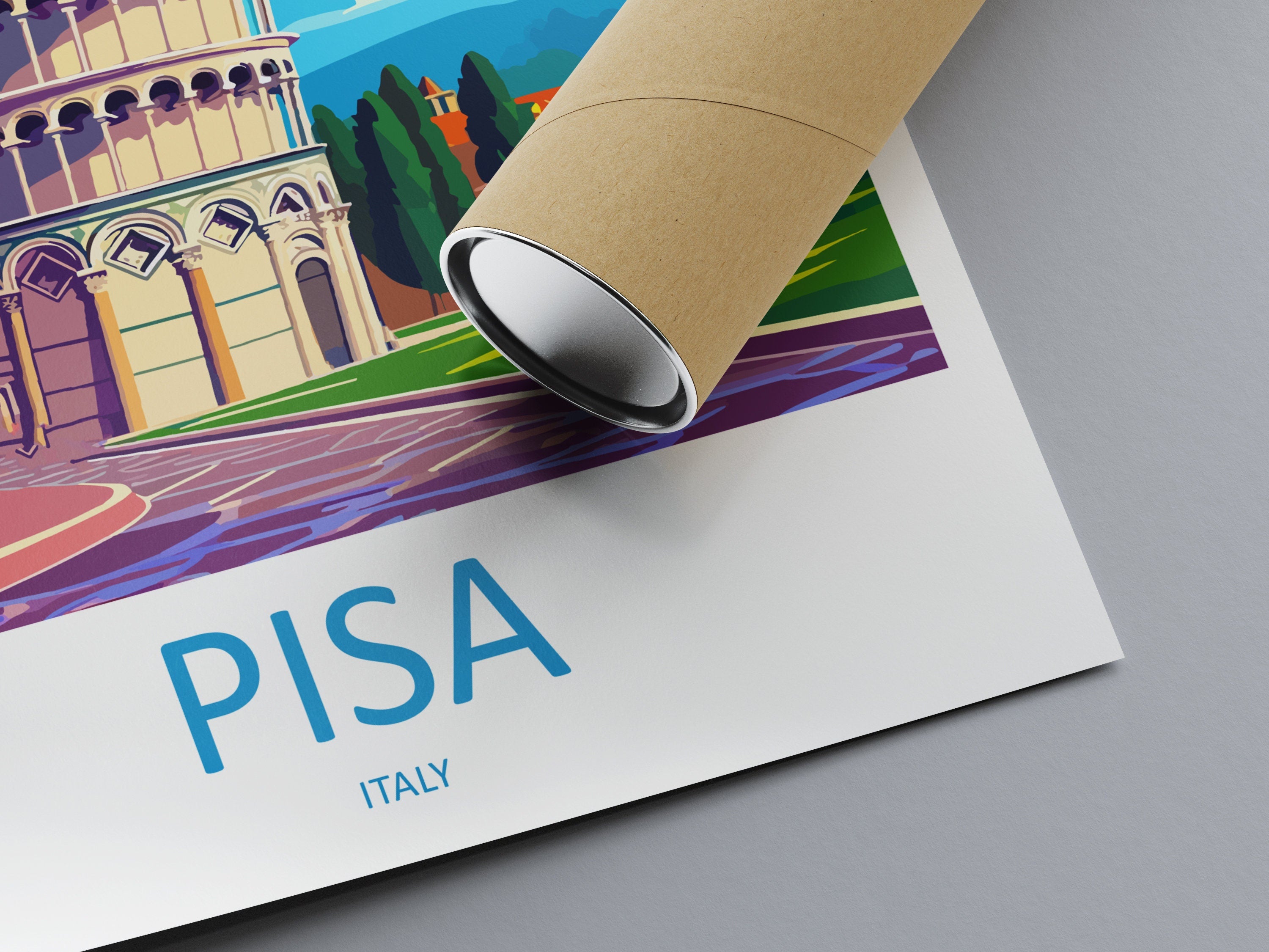 Pisa Travel Print