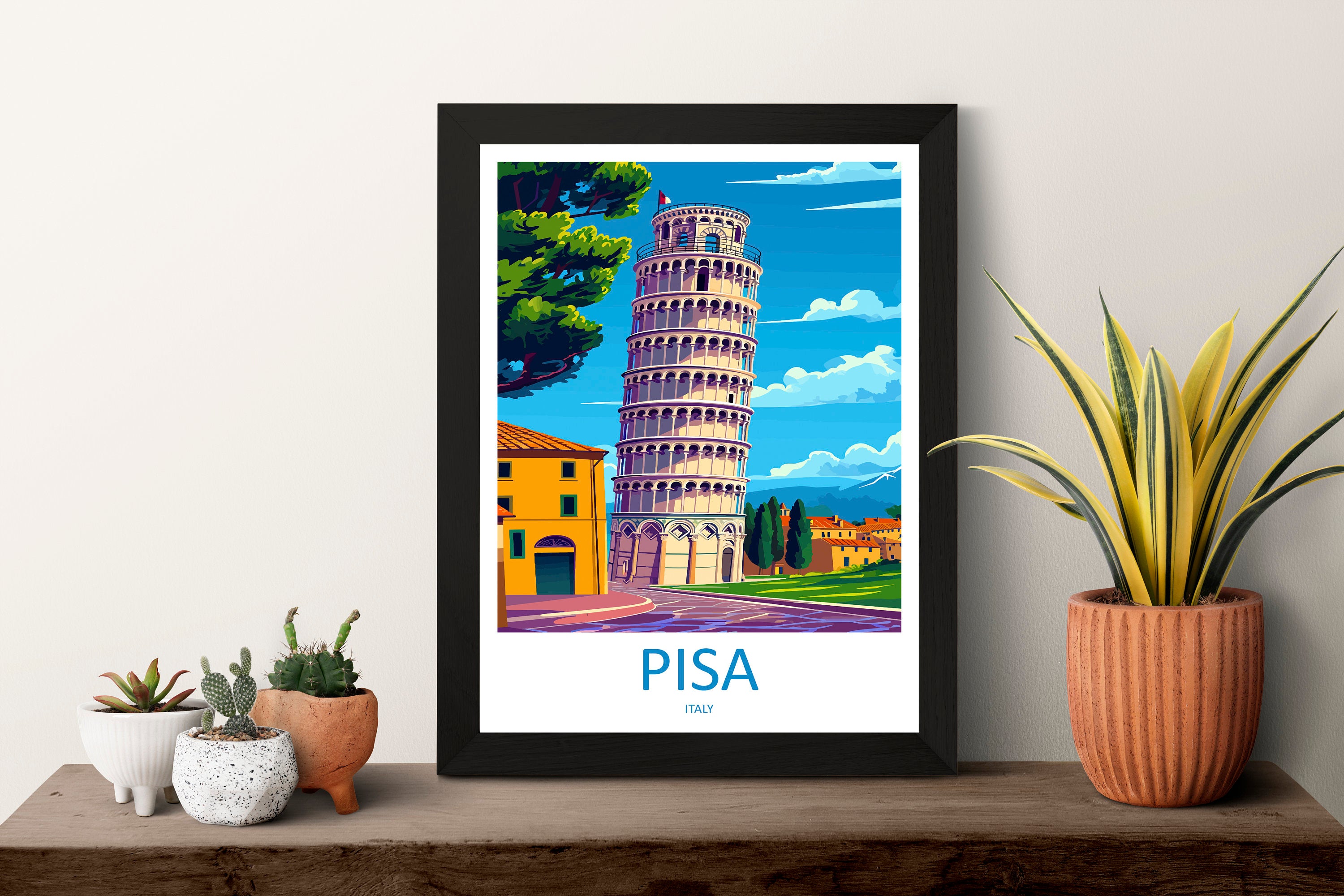 Pisa Travel Print