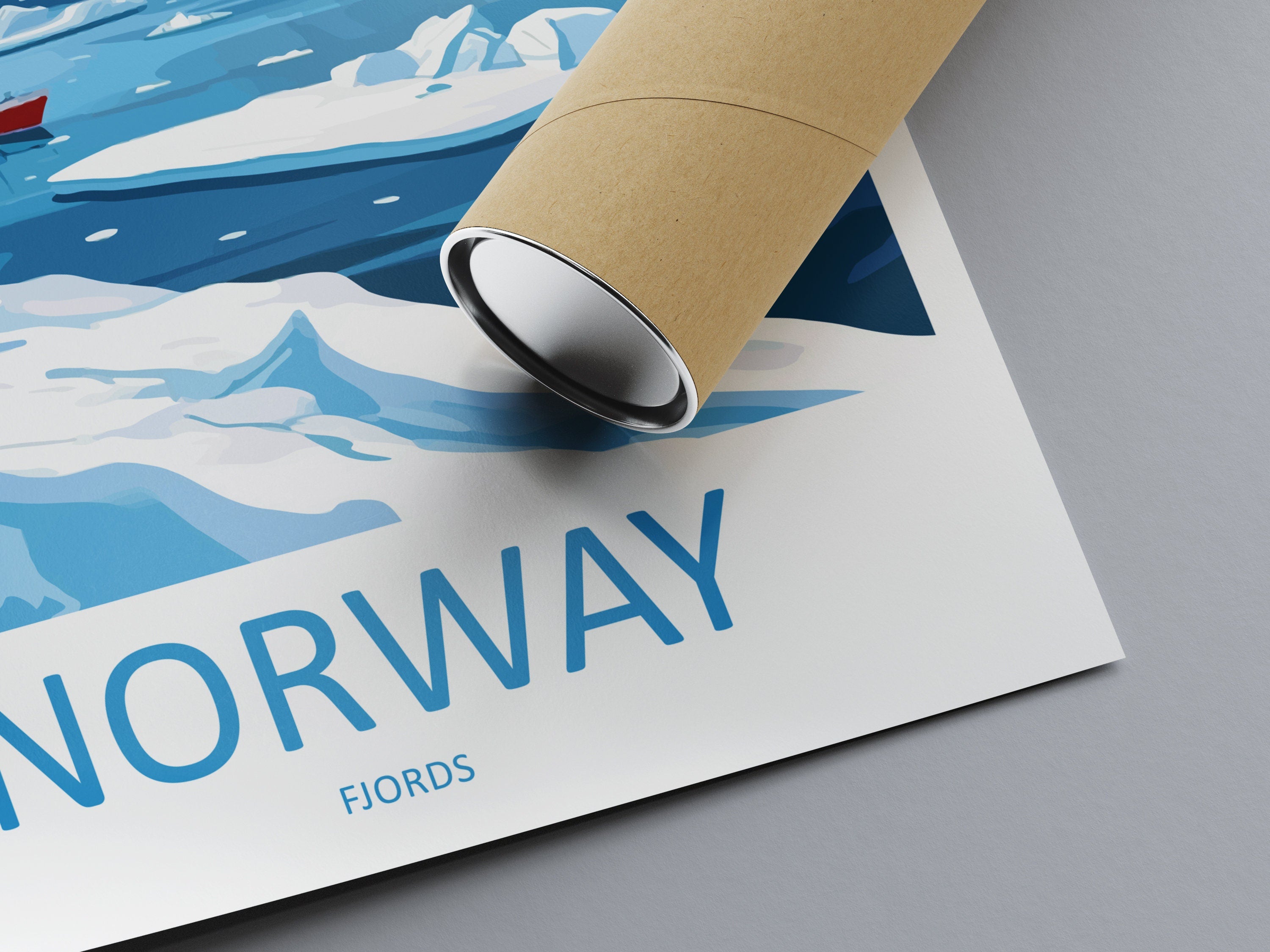 The Fjords Travel Print