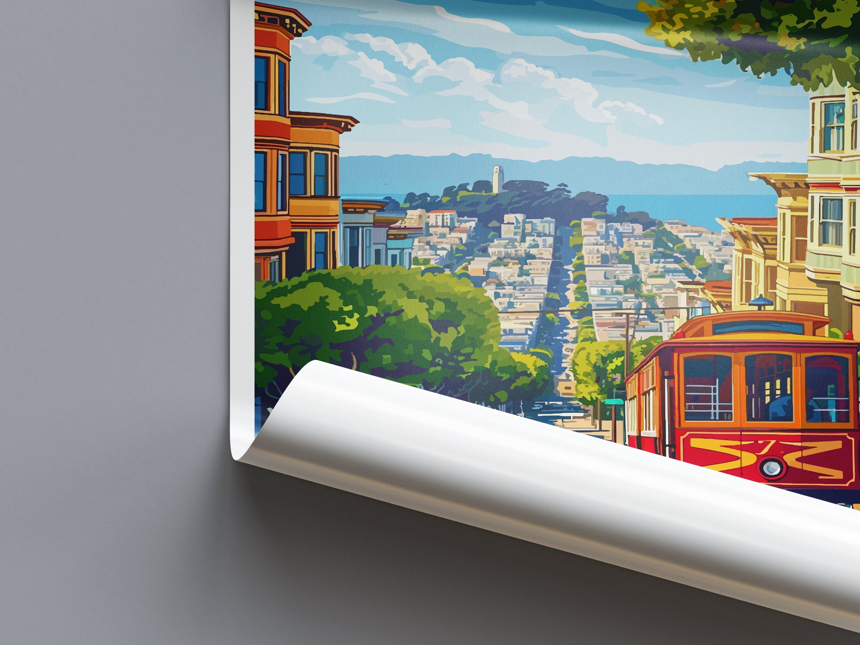 San Francisco Travel Print