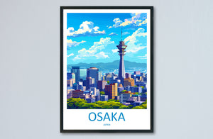 Osaka Travel Print