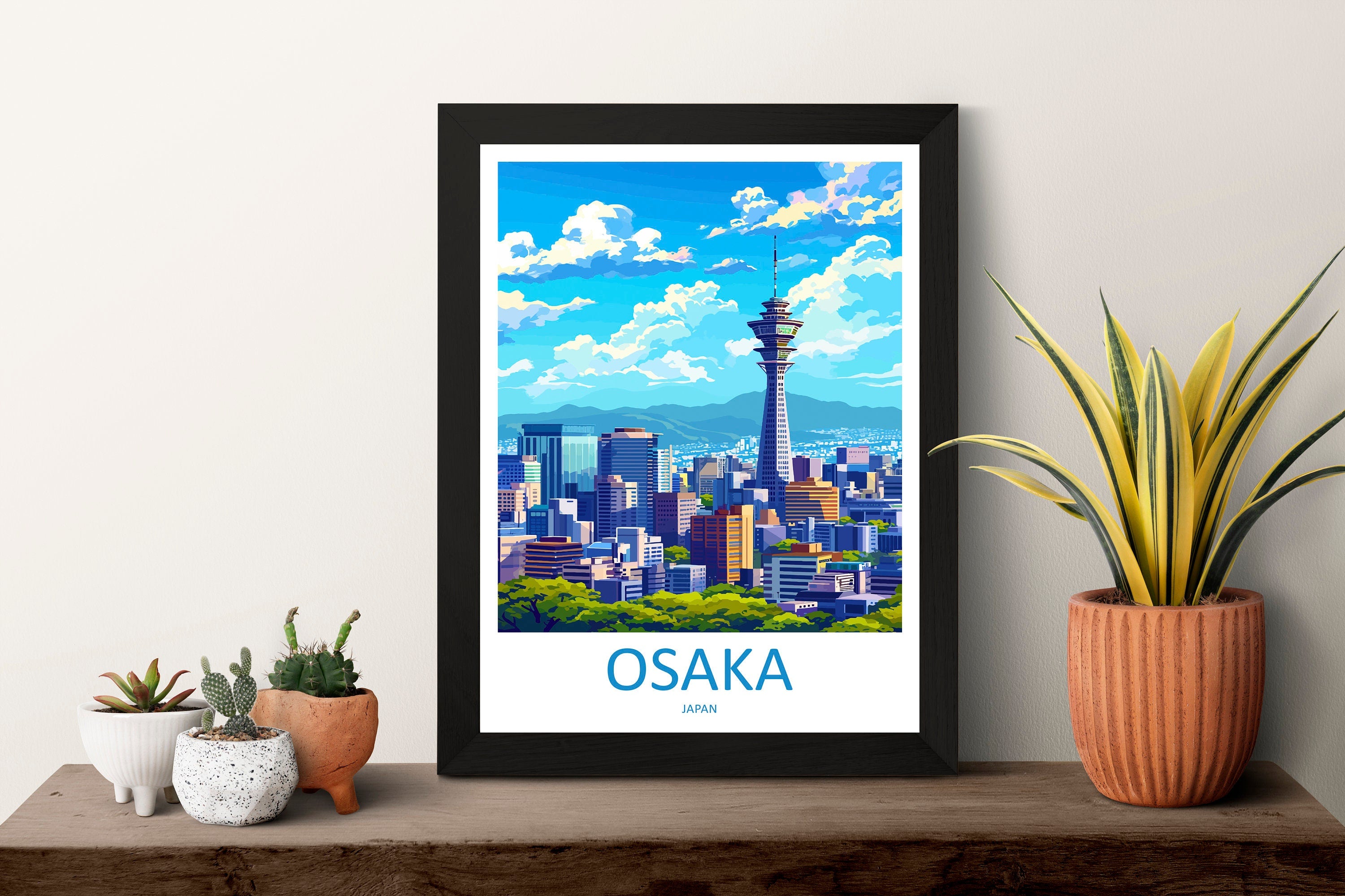 Osaka Travel Print