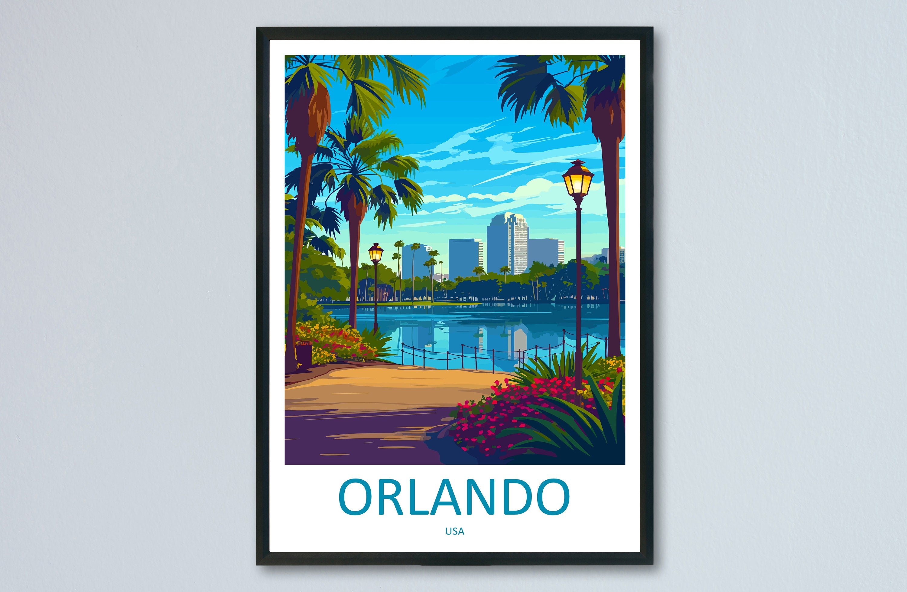 Orlando Travel Print