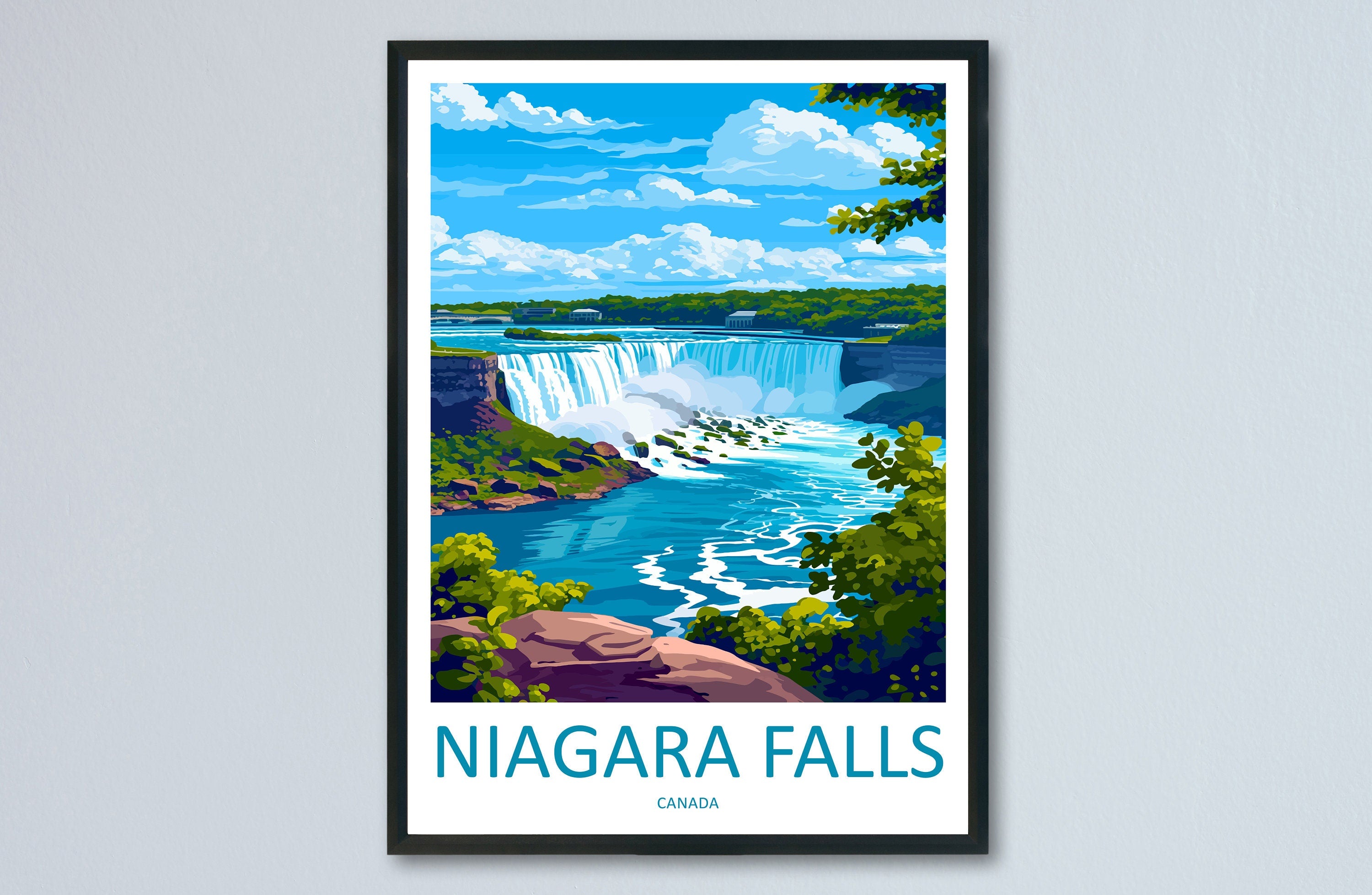 Niagara Falls Travel Print