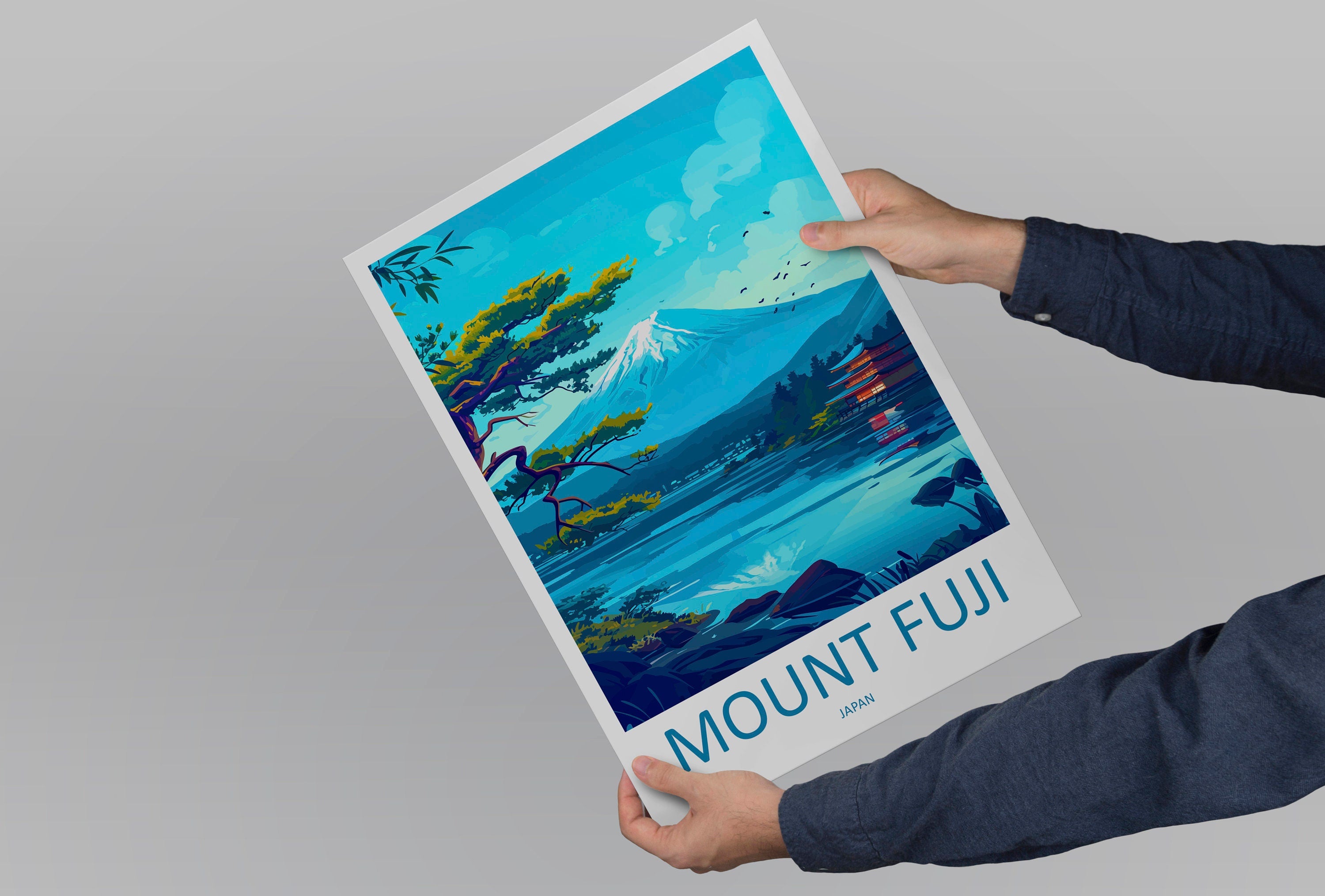 Mount Fuji Travel Print