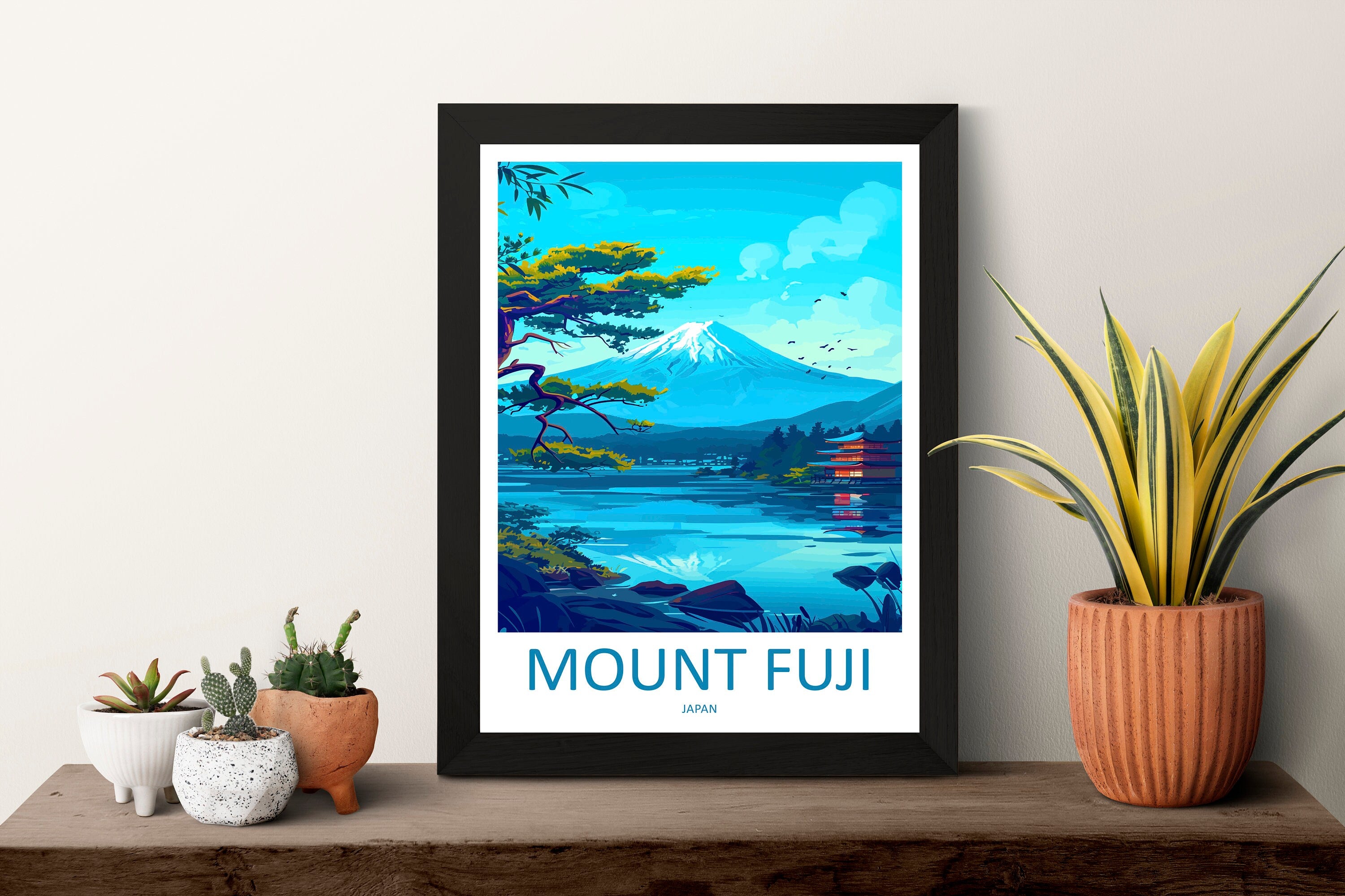 Mount Fuji Travel Print