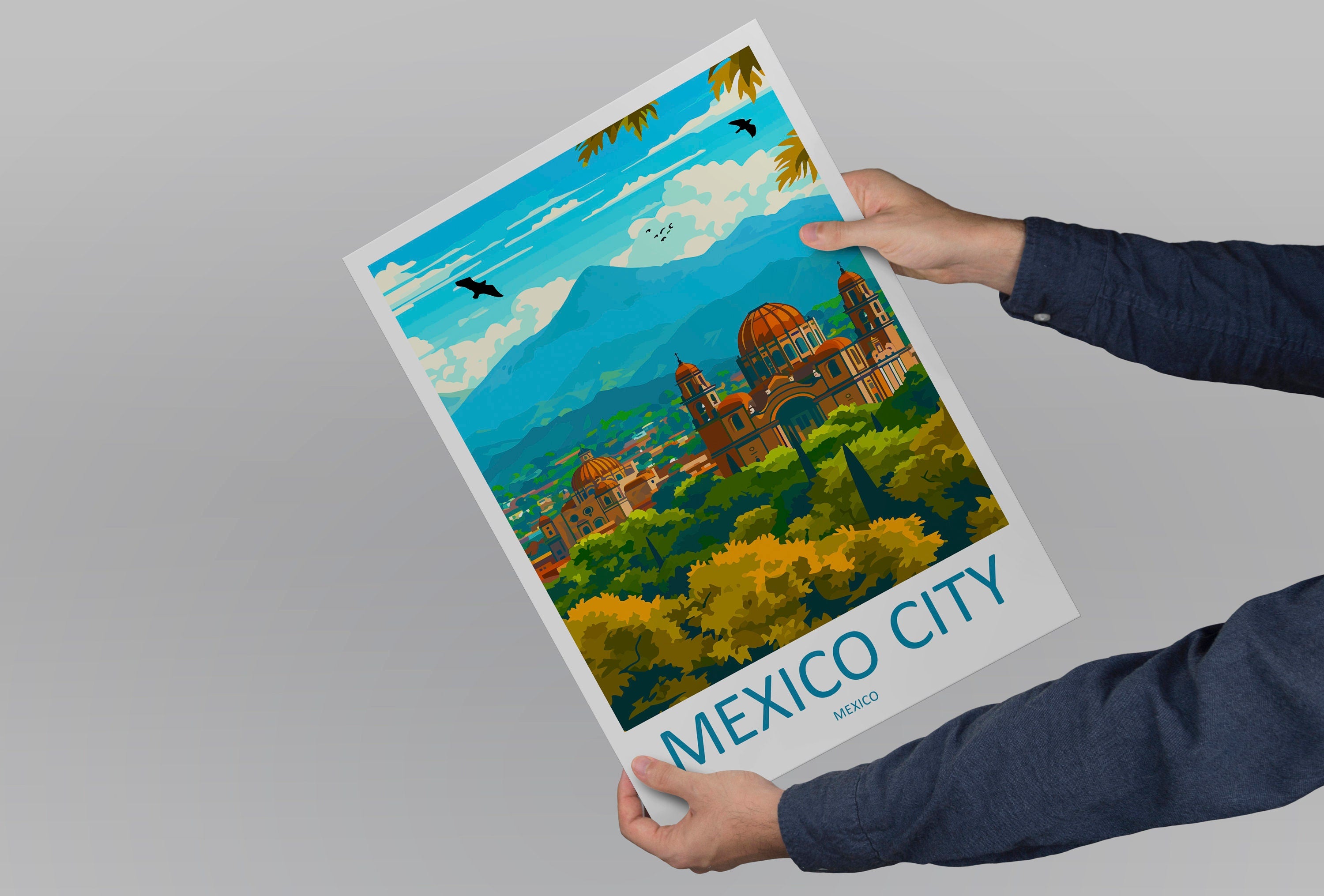 Mexico City Travel Print