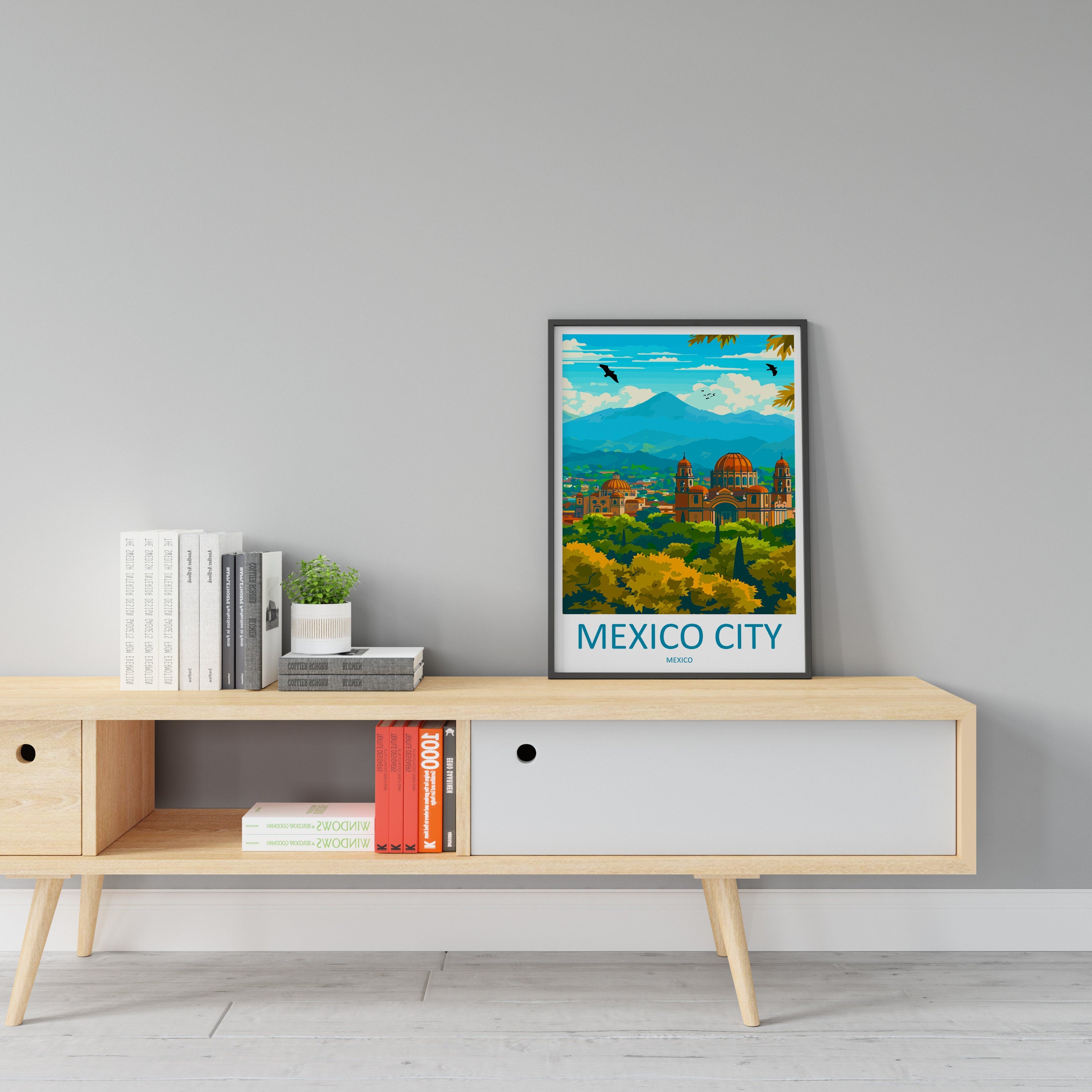 Mexico City Travel Print