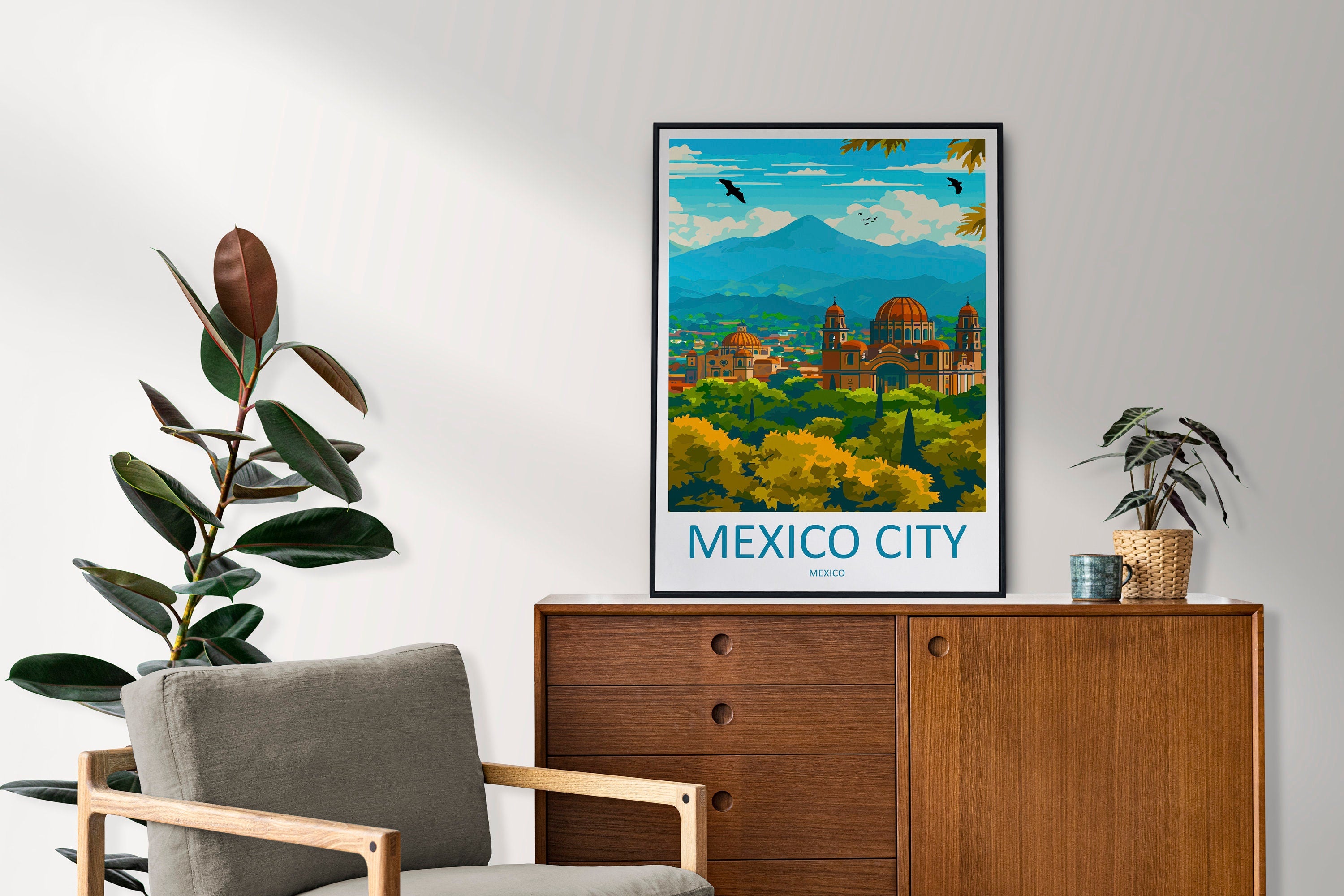 Mexico City Travel Print