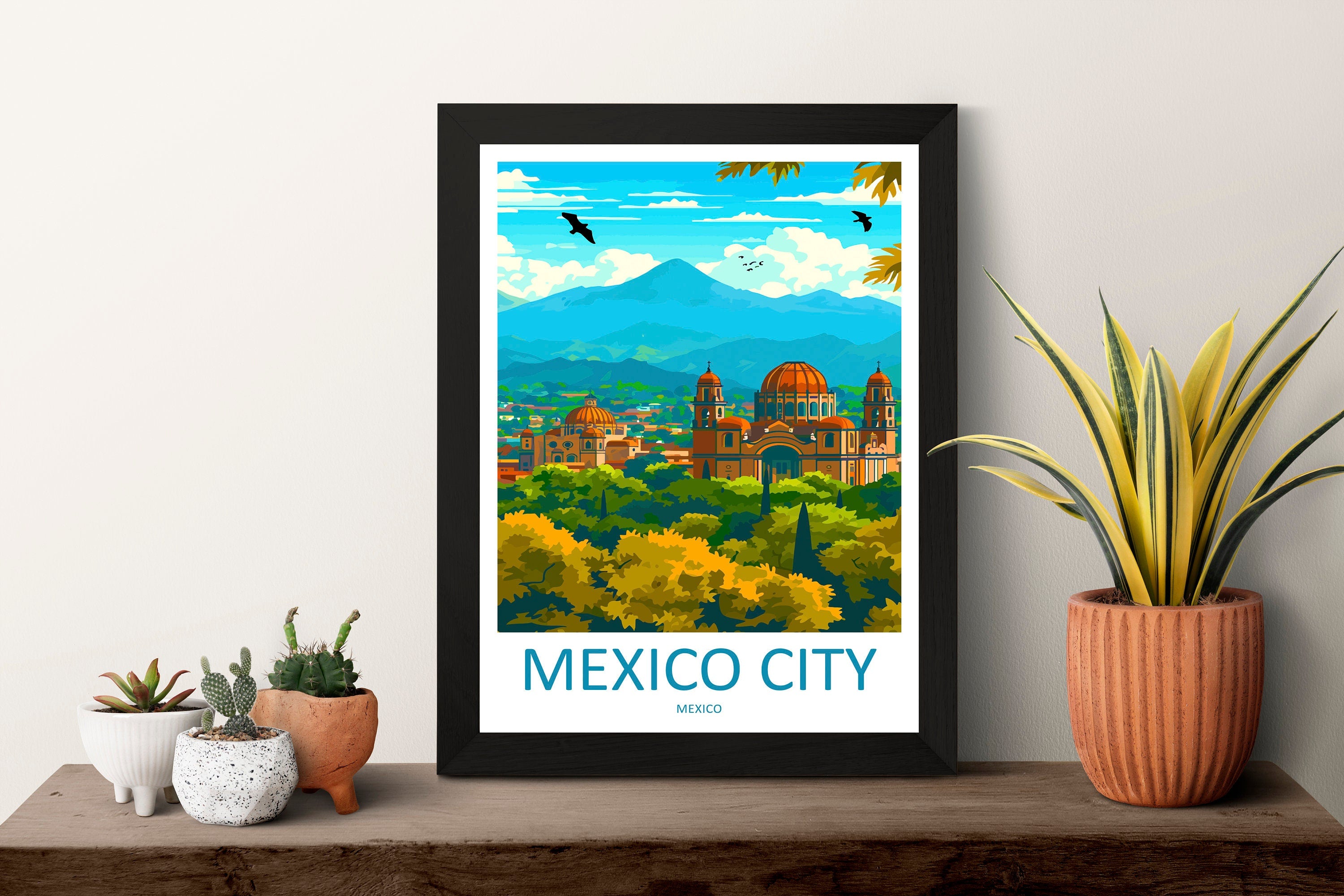 Mexico City Travel Print