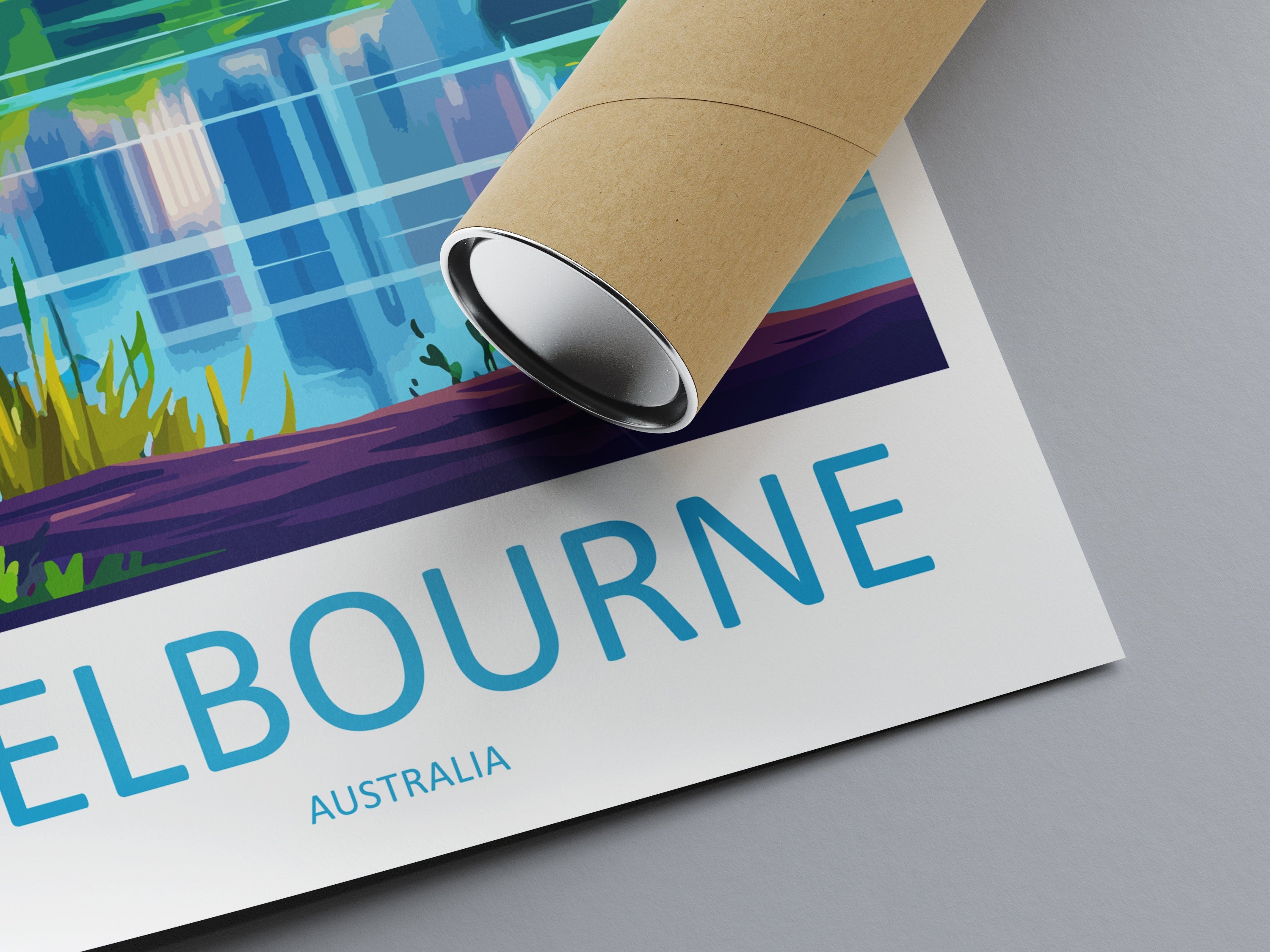 Melbourne Travel Print