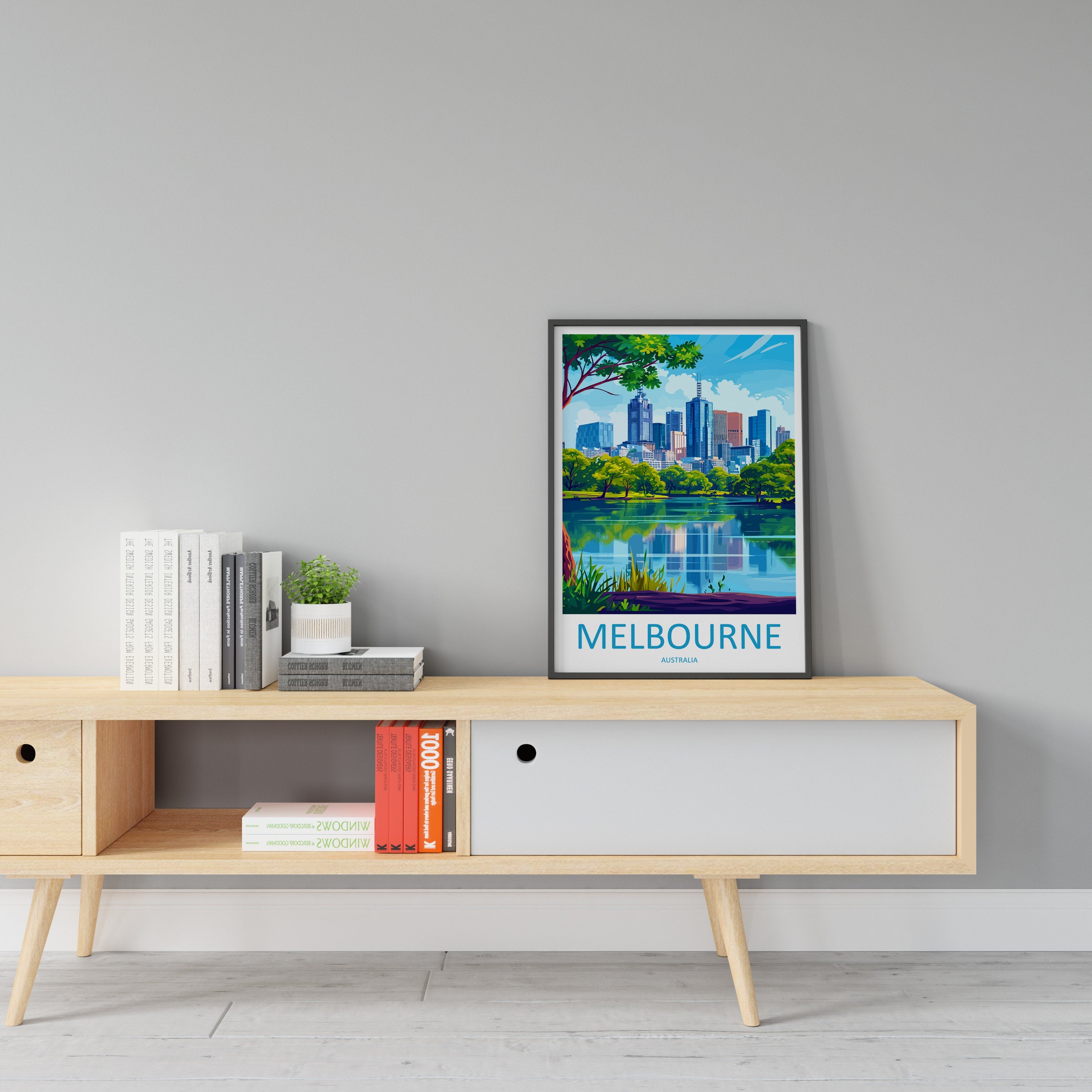 Melbourne Travel Print