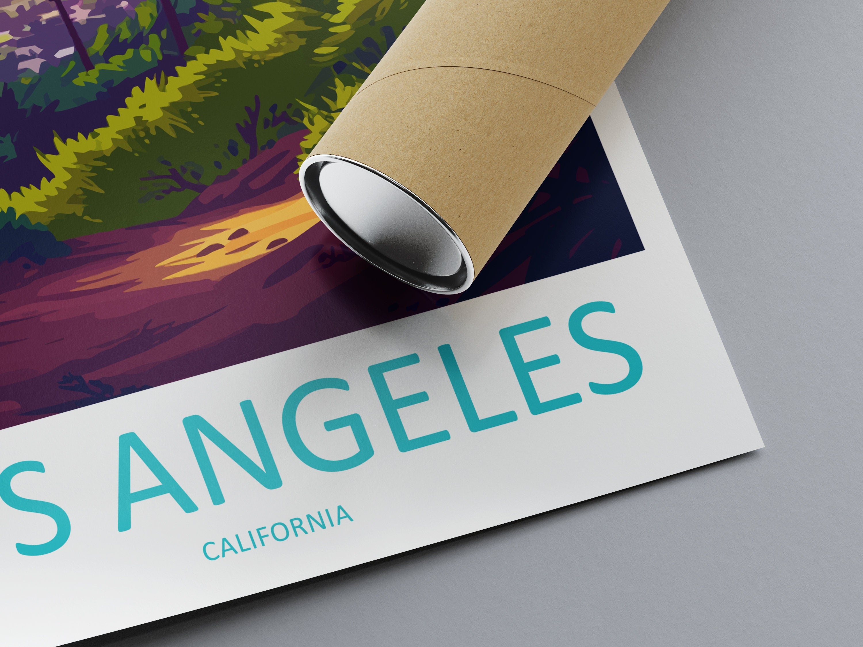 Los Angeles Travel Print