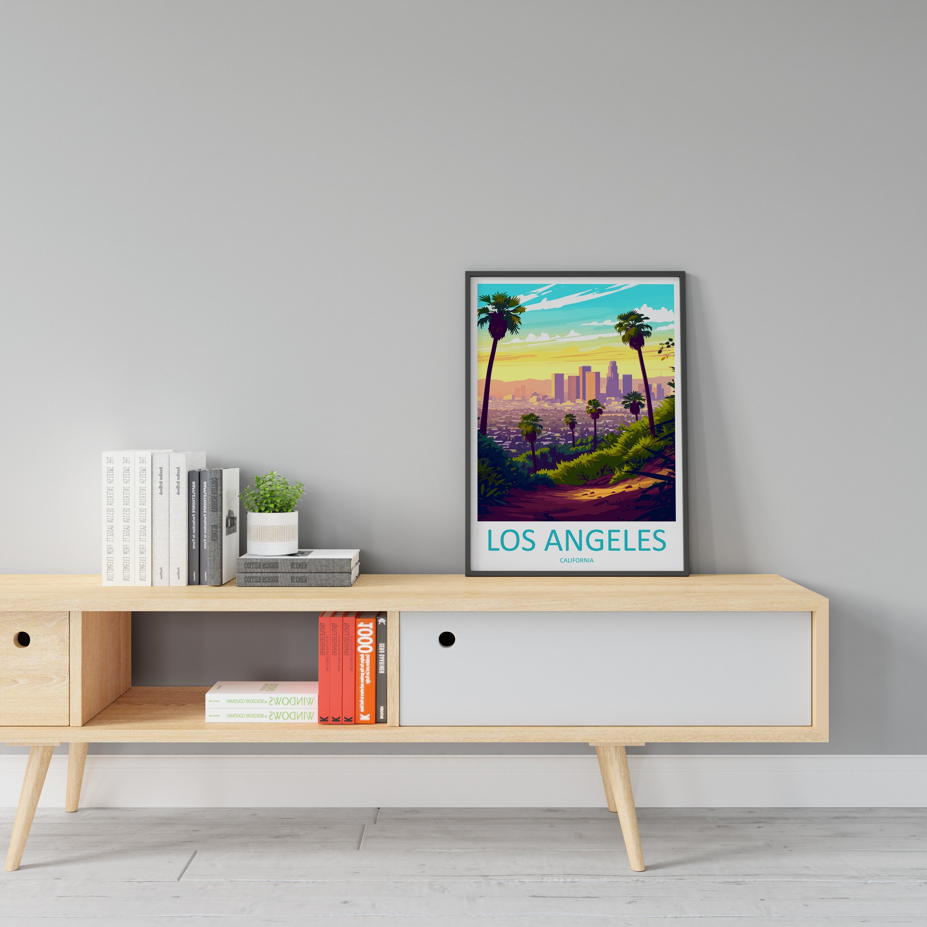 Los Angeles Travel Print