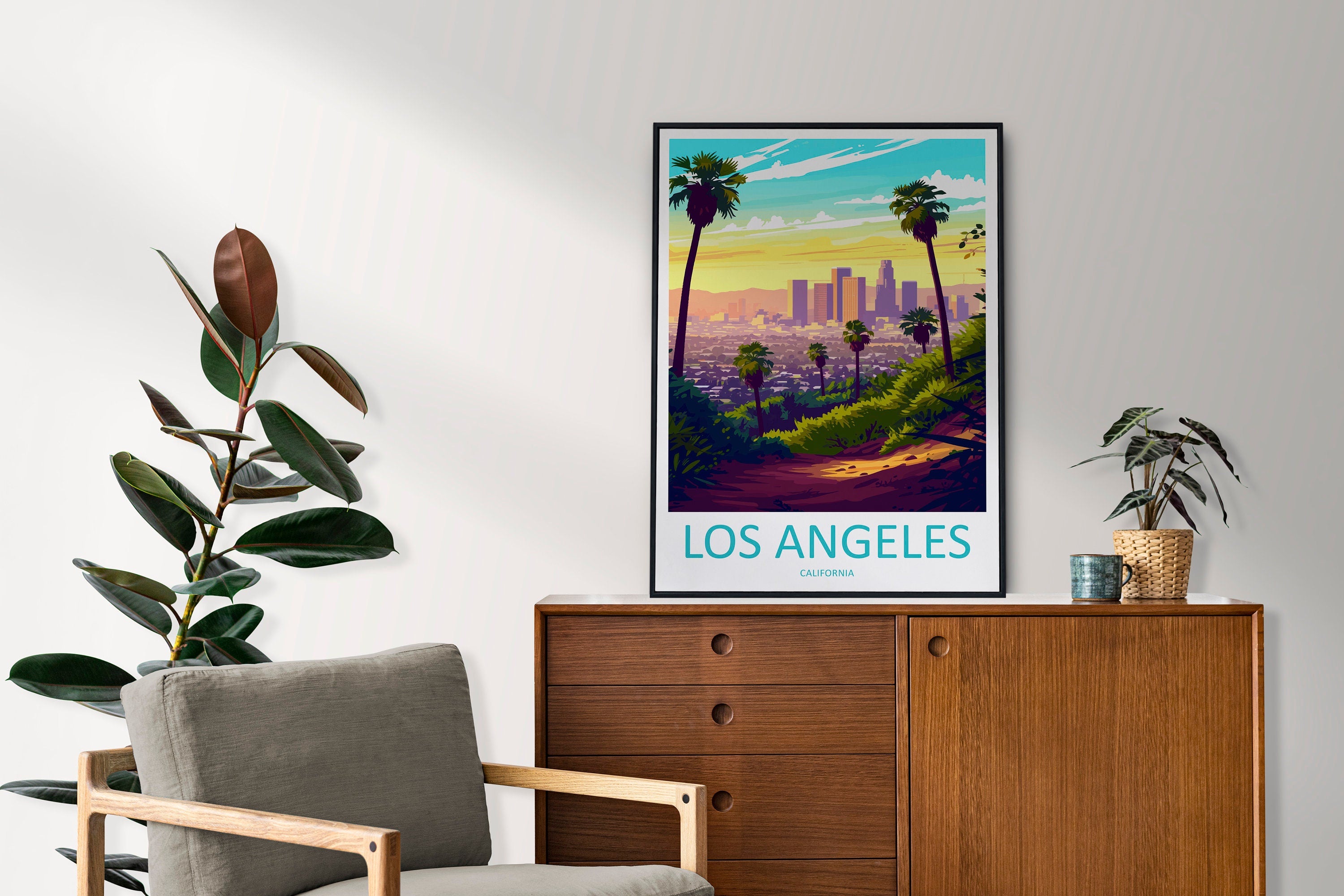 Los Angeles Travel Print