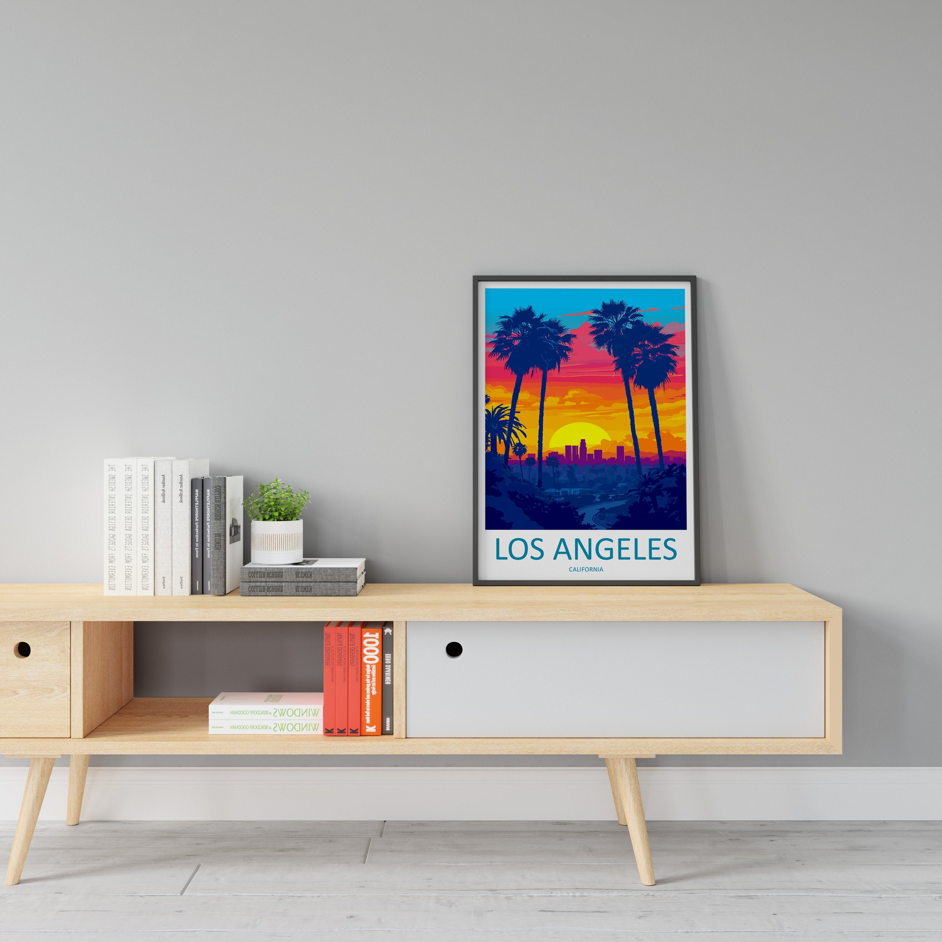 Los Angeles Travel Print