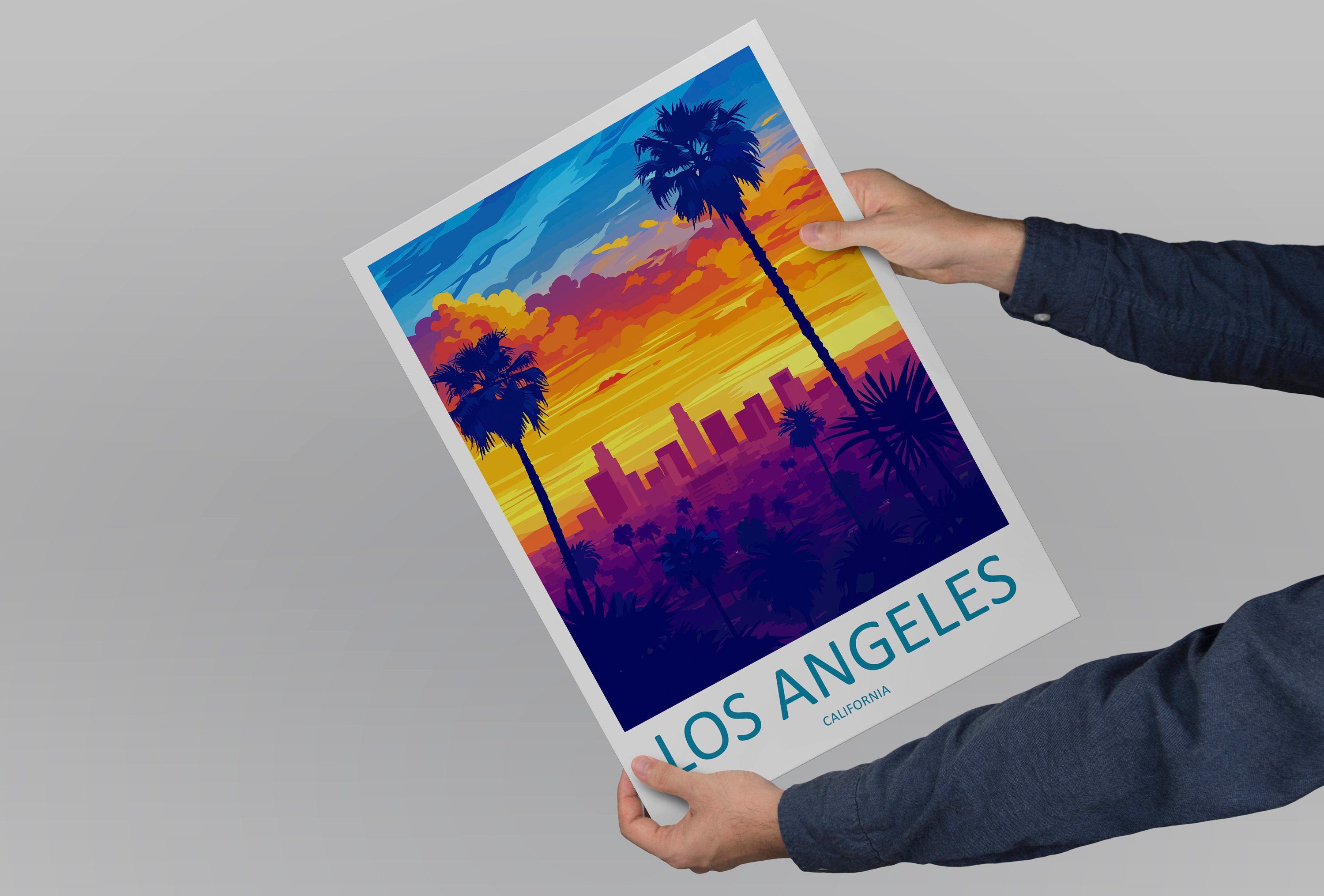 Los Angeles Travel Print