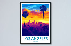 Los Angeles Travel Print