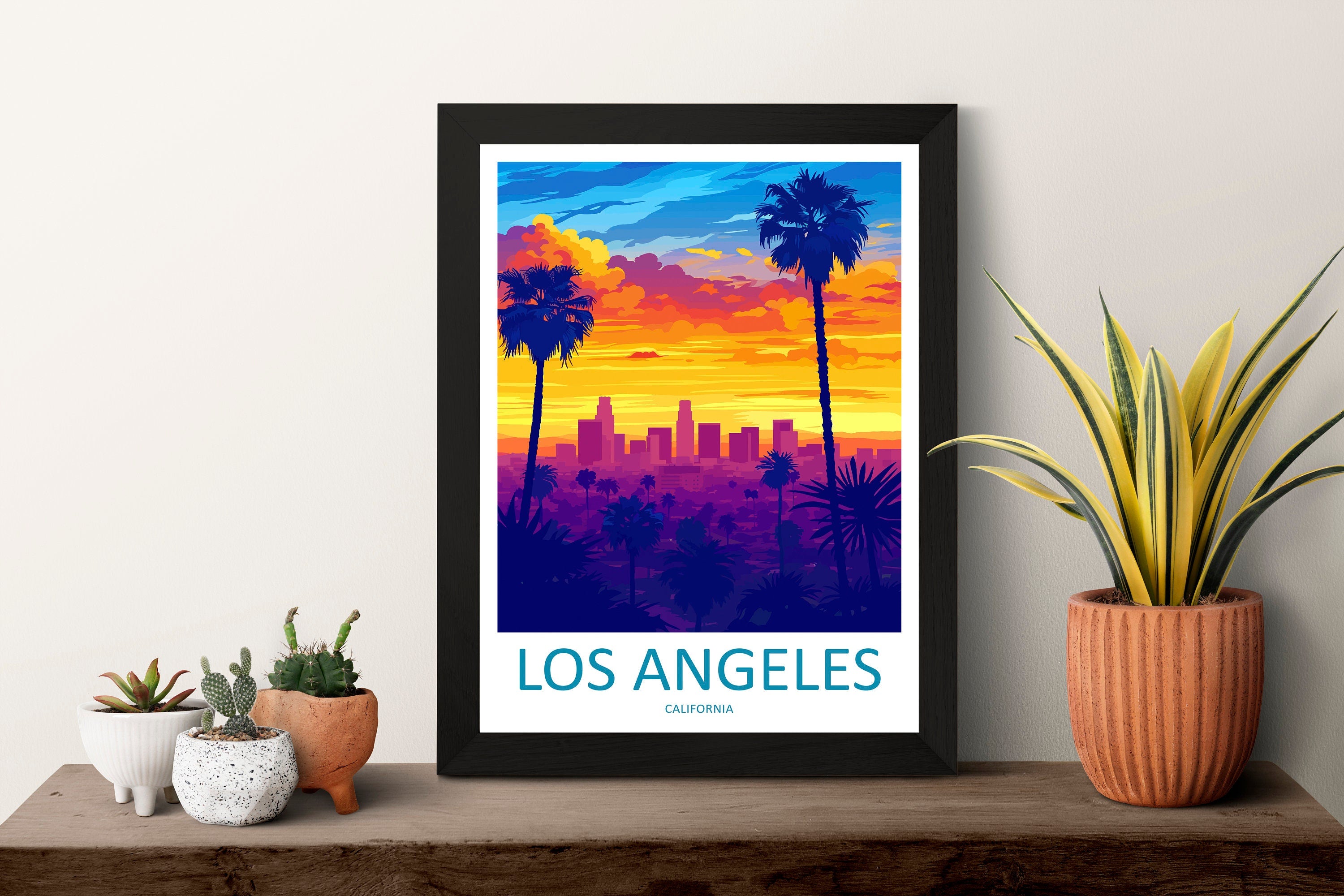 Los Angeles Travel Print