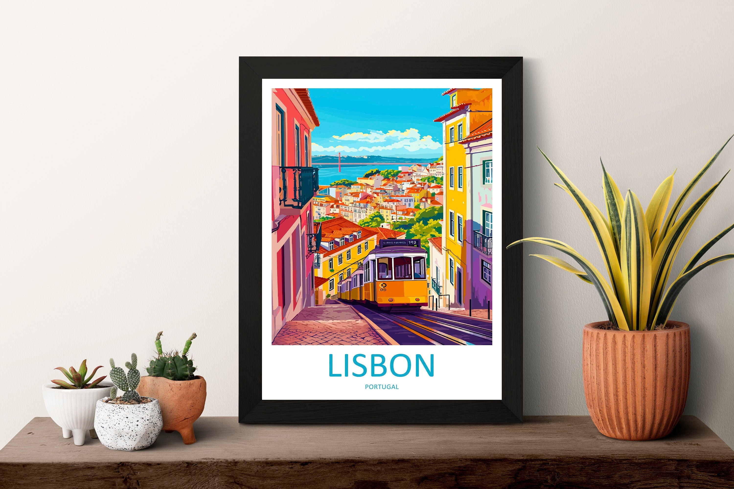 Lisbon Travel Print