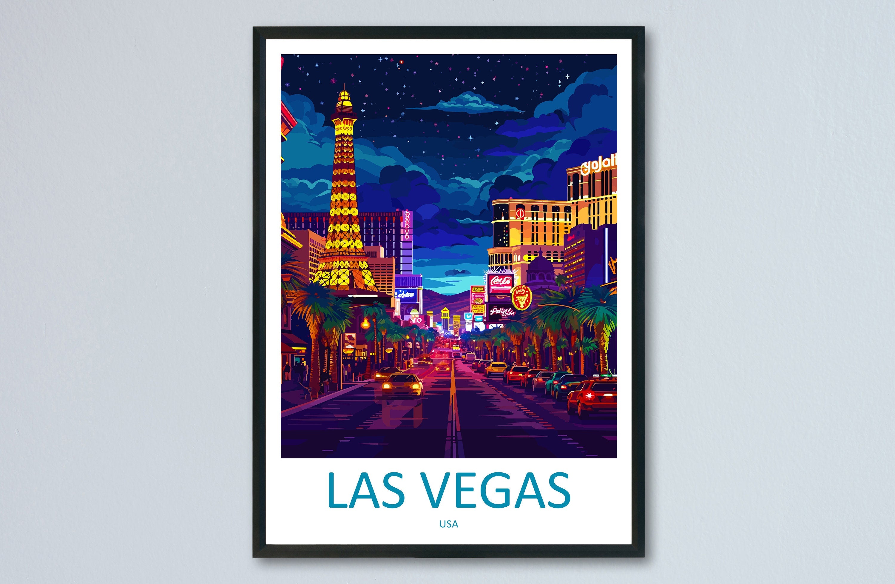 Las Vegas Travel Print