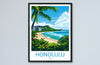 Honolulu Travel Print