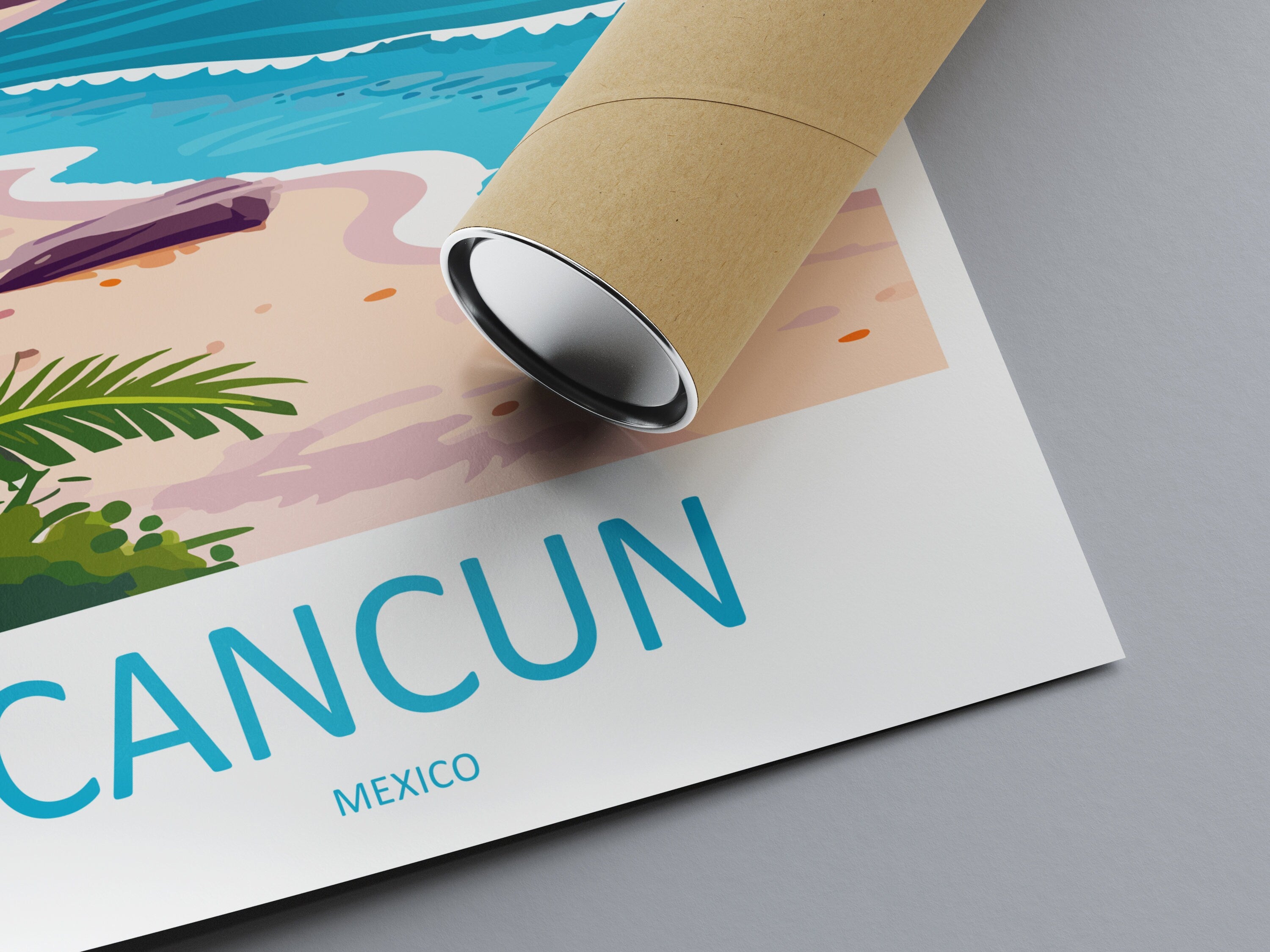 Cancun Travel Print