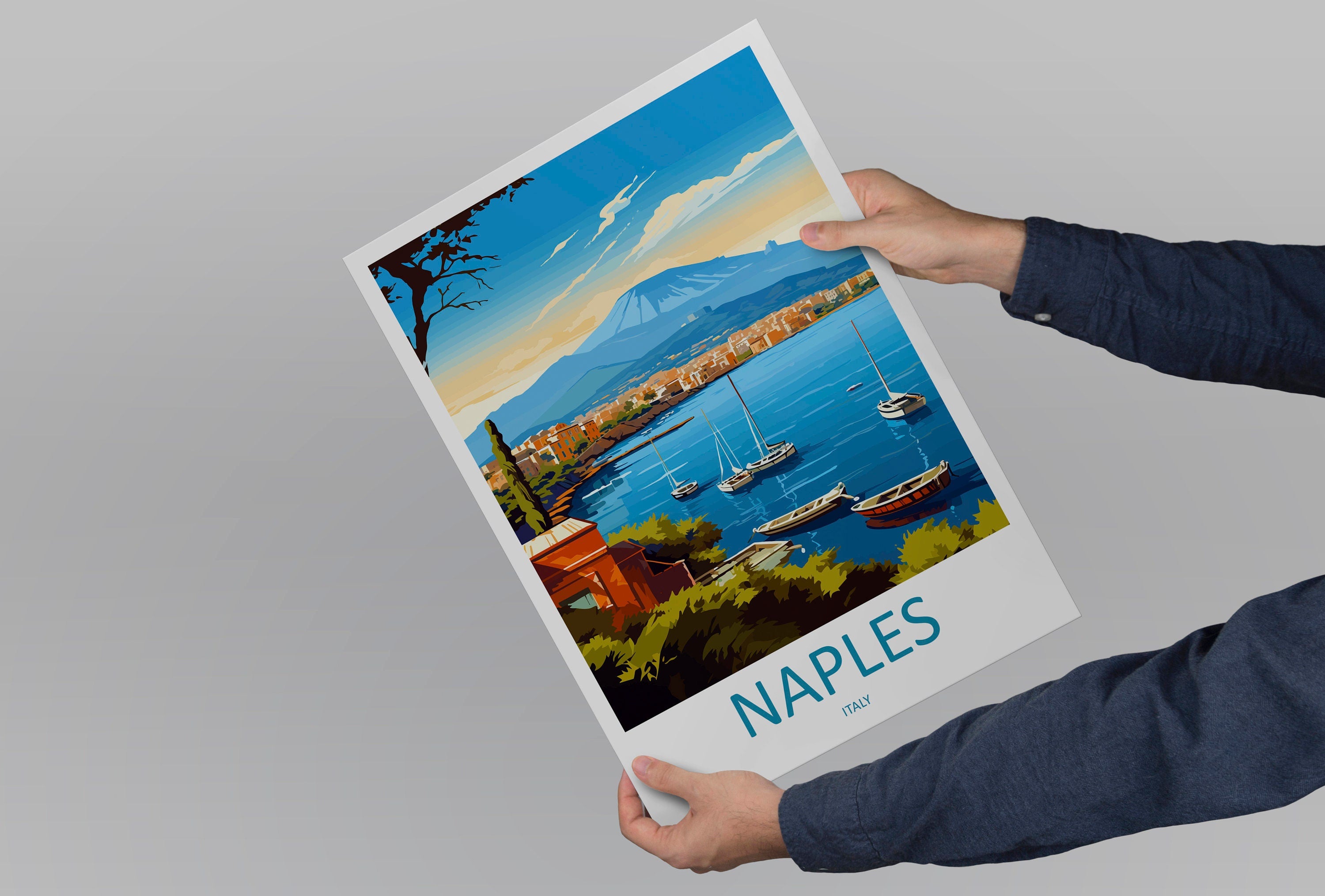 Naples Travel Print