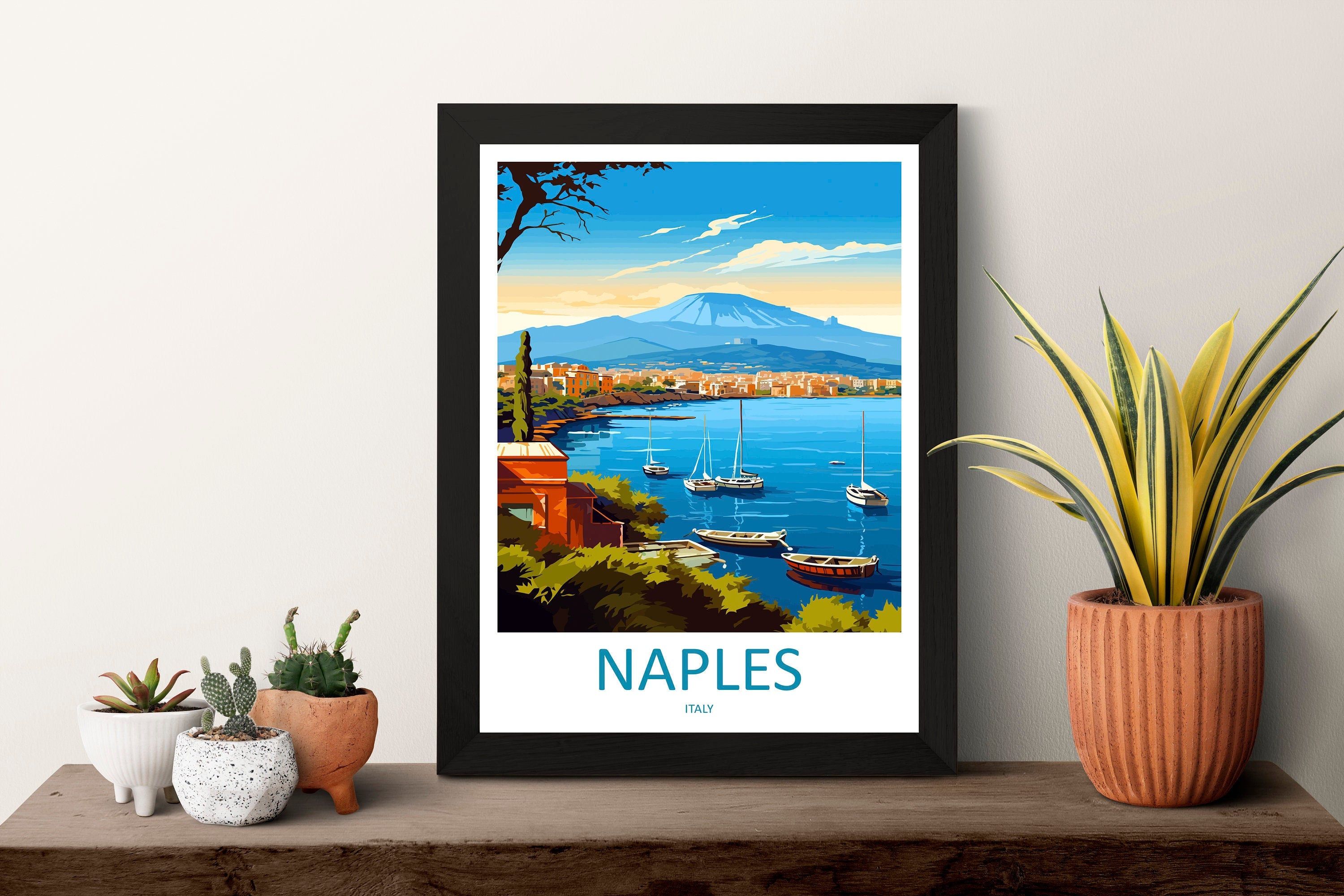 Naples Travel Print