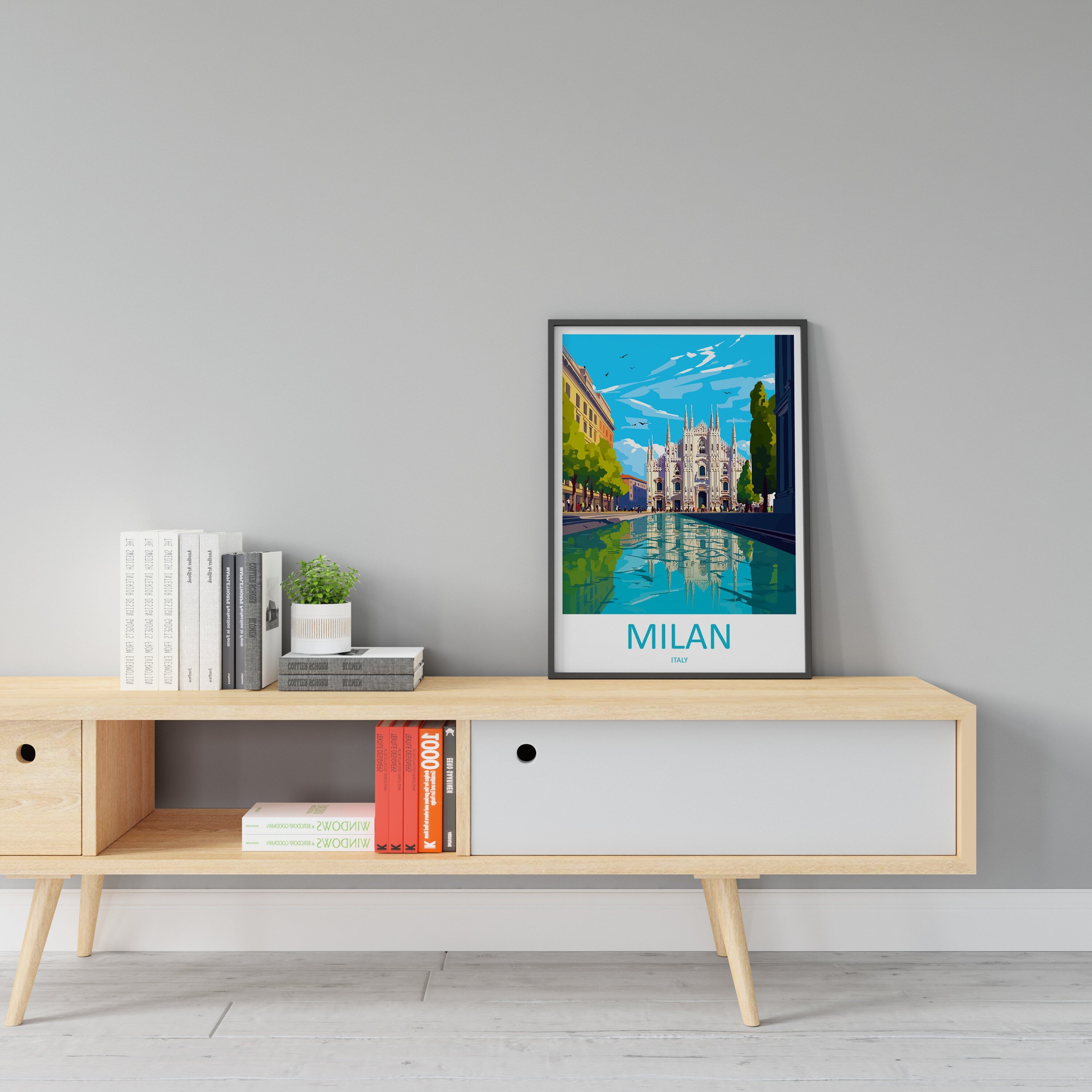 Milan Travel Print