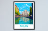 Milan Travel Print