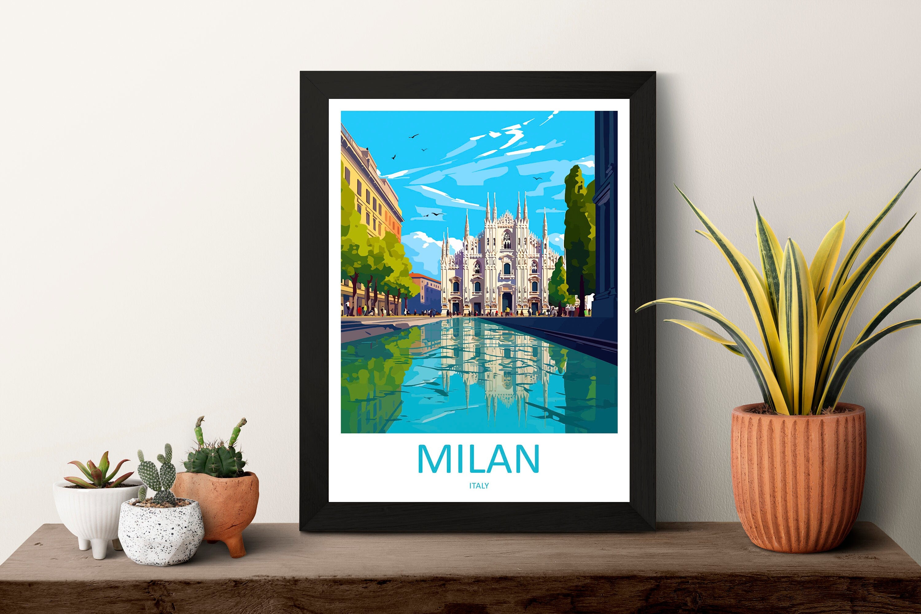 Milan Travel Print