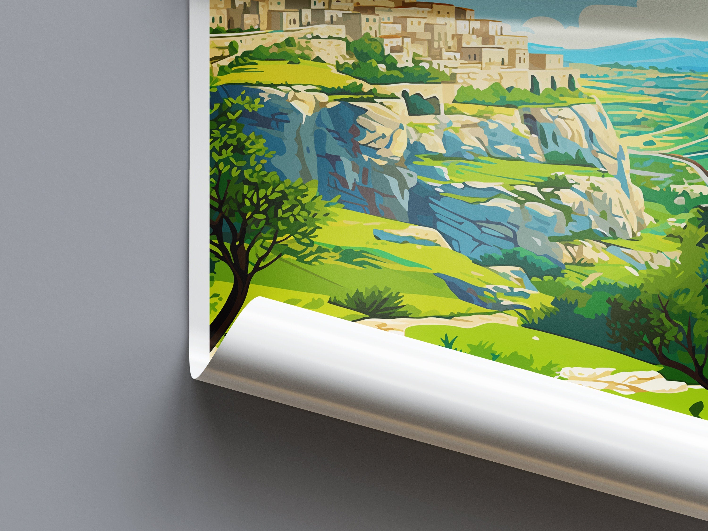 Matera Travel Print