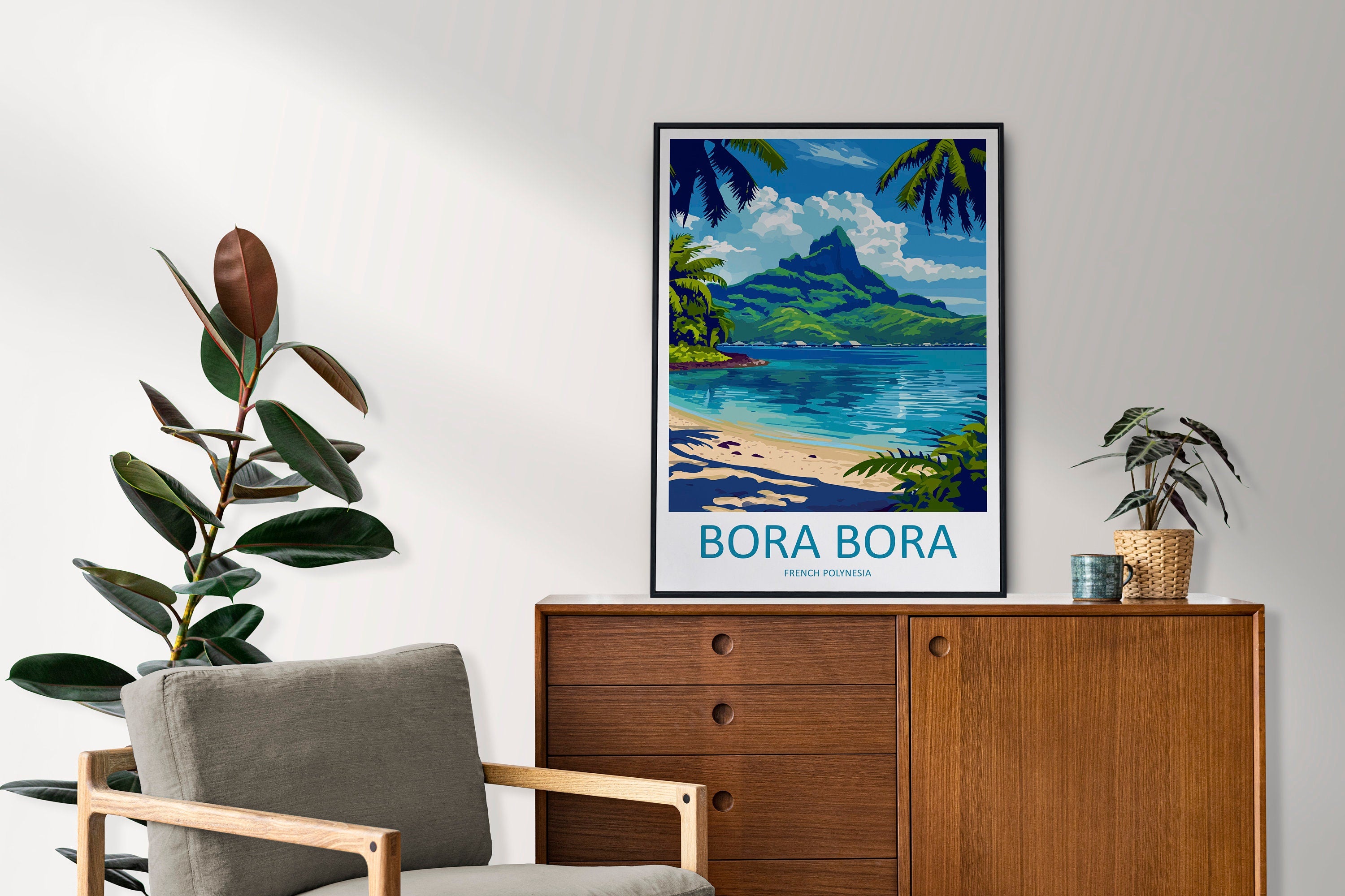 Bora Bora Travel Print