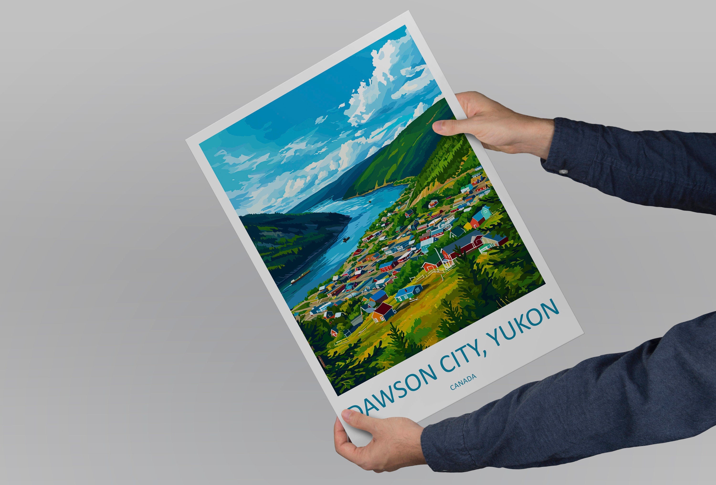 Dawson City Travel Print